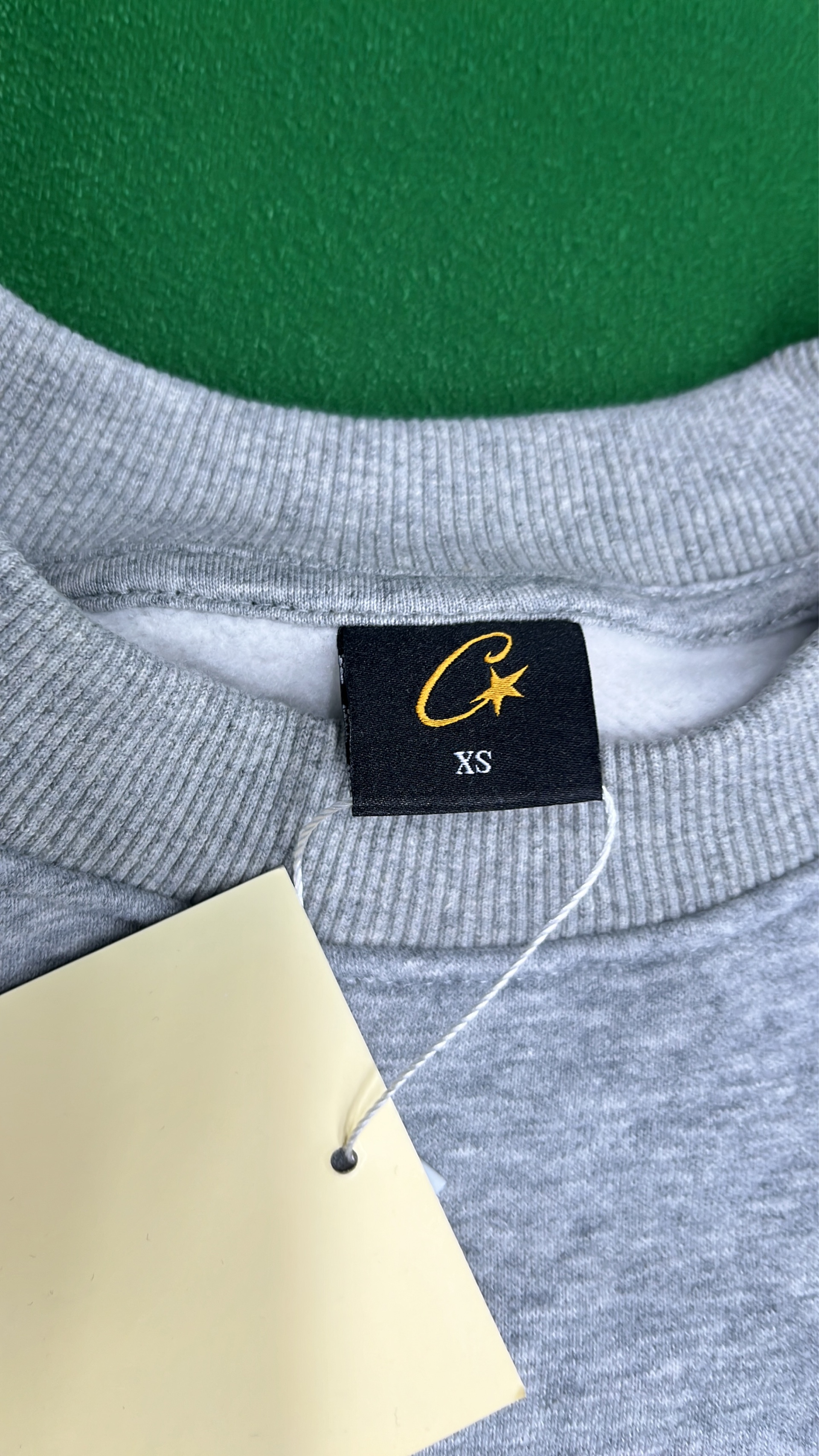 Light Gray Crewneck Sweatshirt for Men and Women