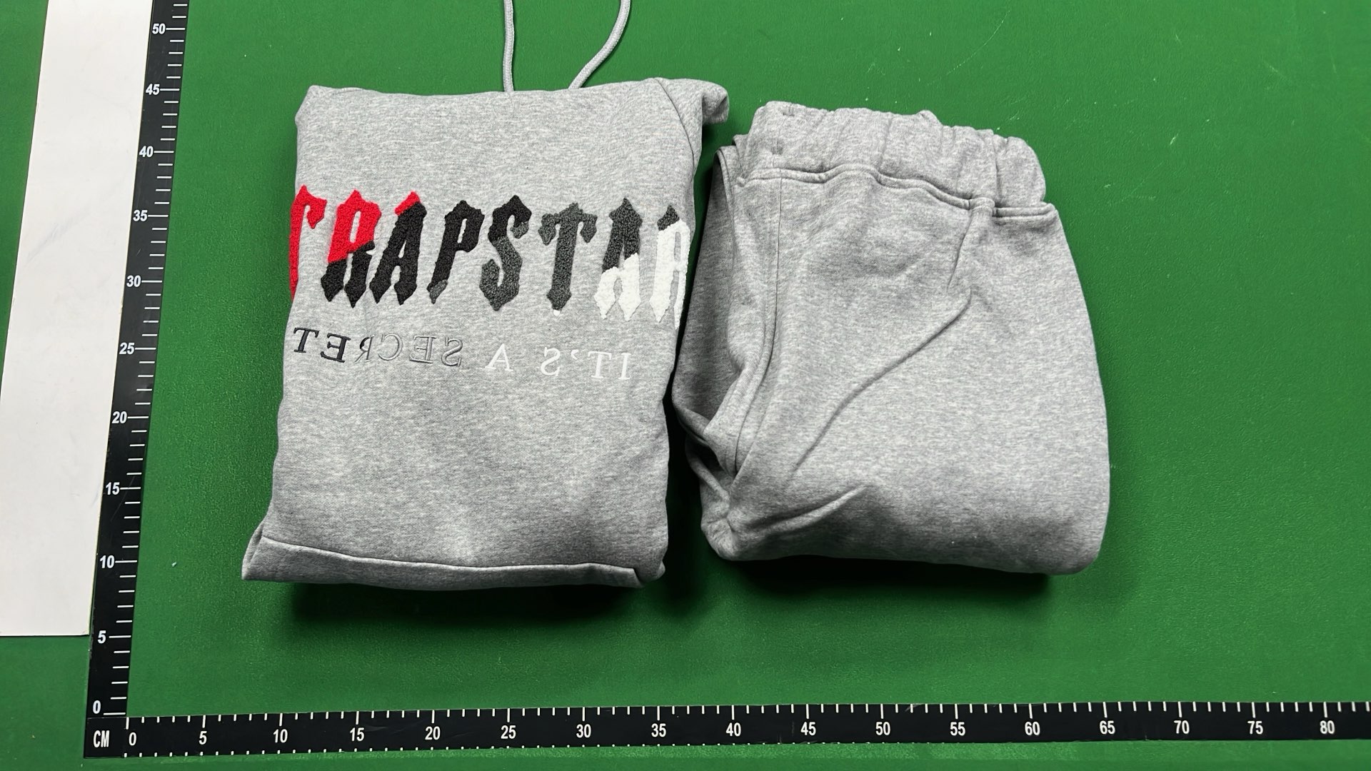 Black and Gray Hoodie Pants Set for Casual Wear