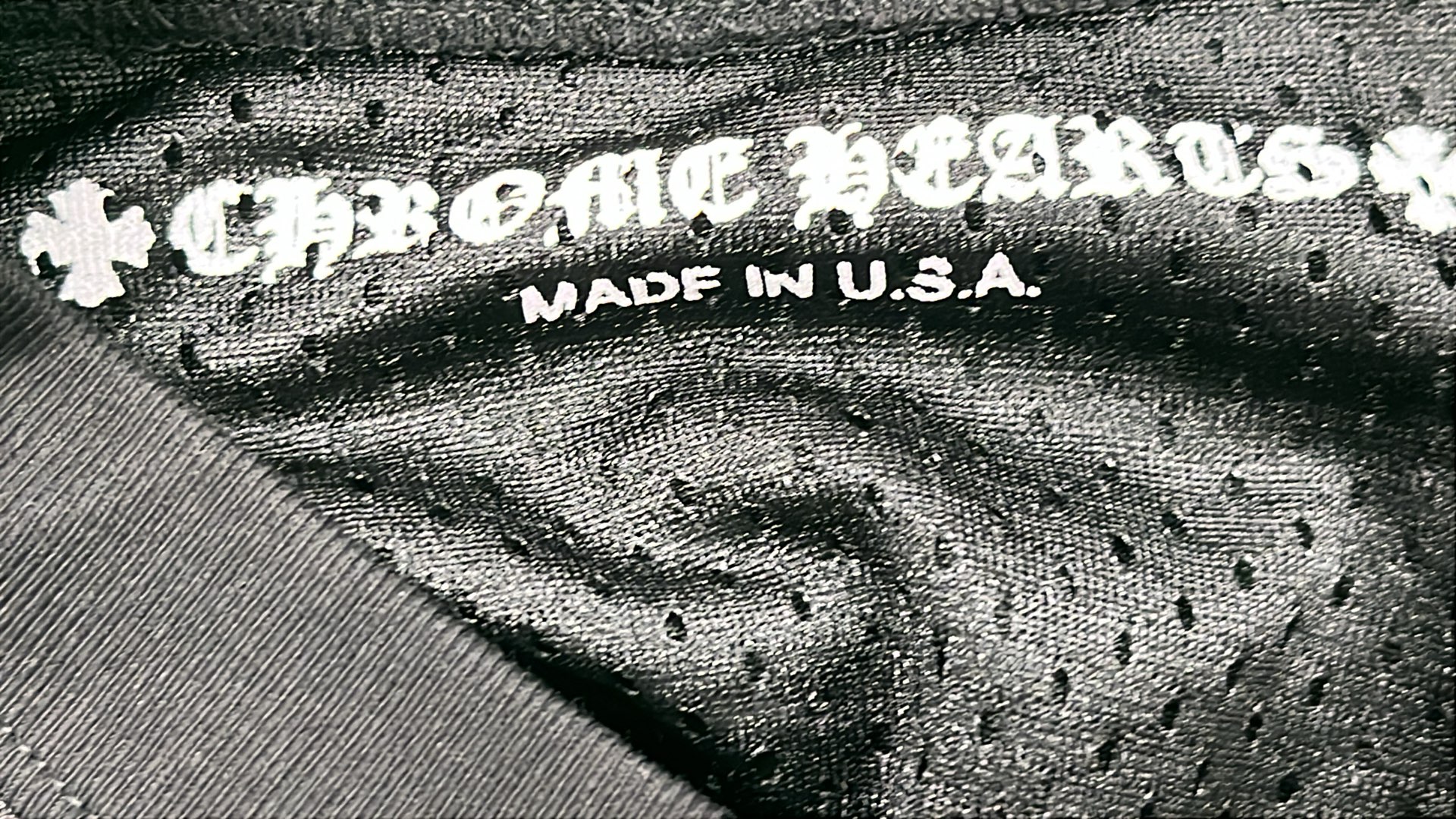 Black Mesh Shorts with Embroidered Logo