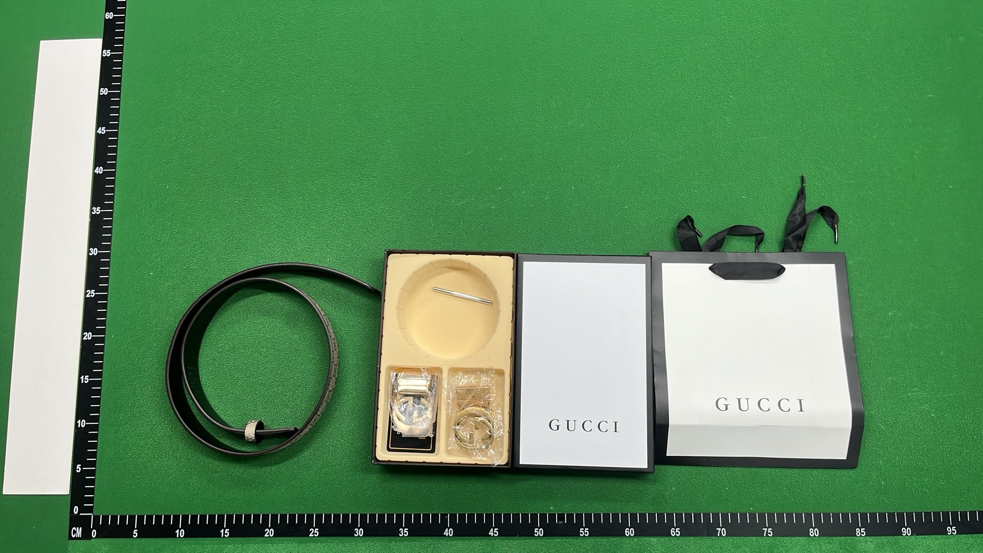 Gucci GG Supreme Belt with Interlocking G Buckle