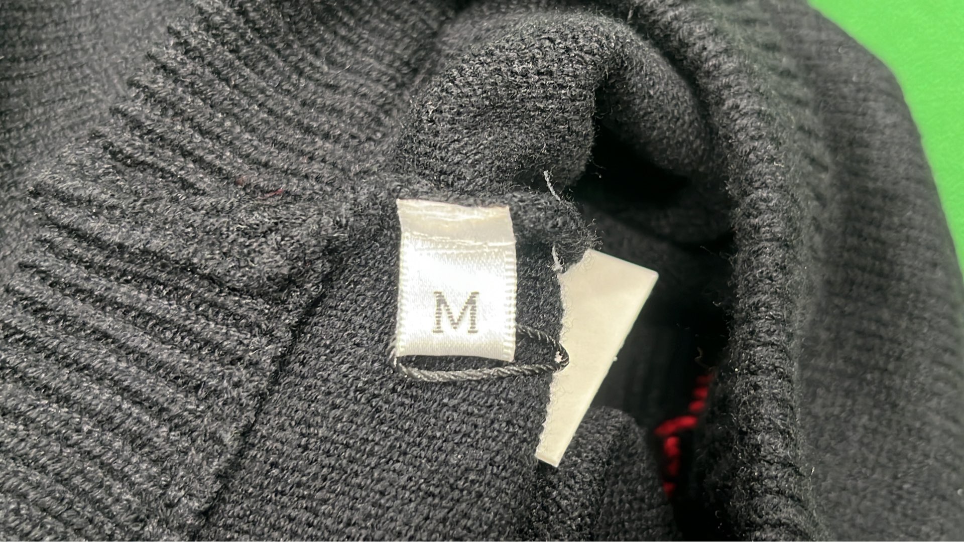 Pink Heart A Logo Knit Sweater