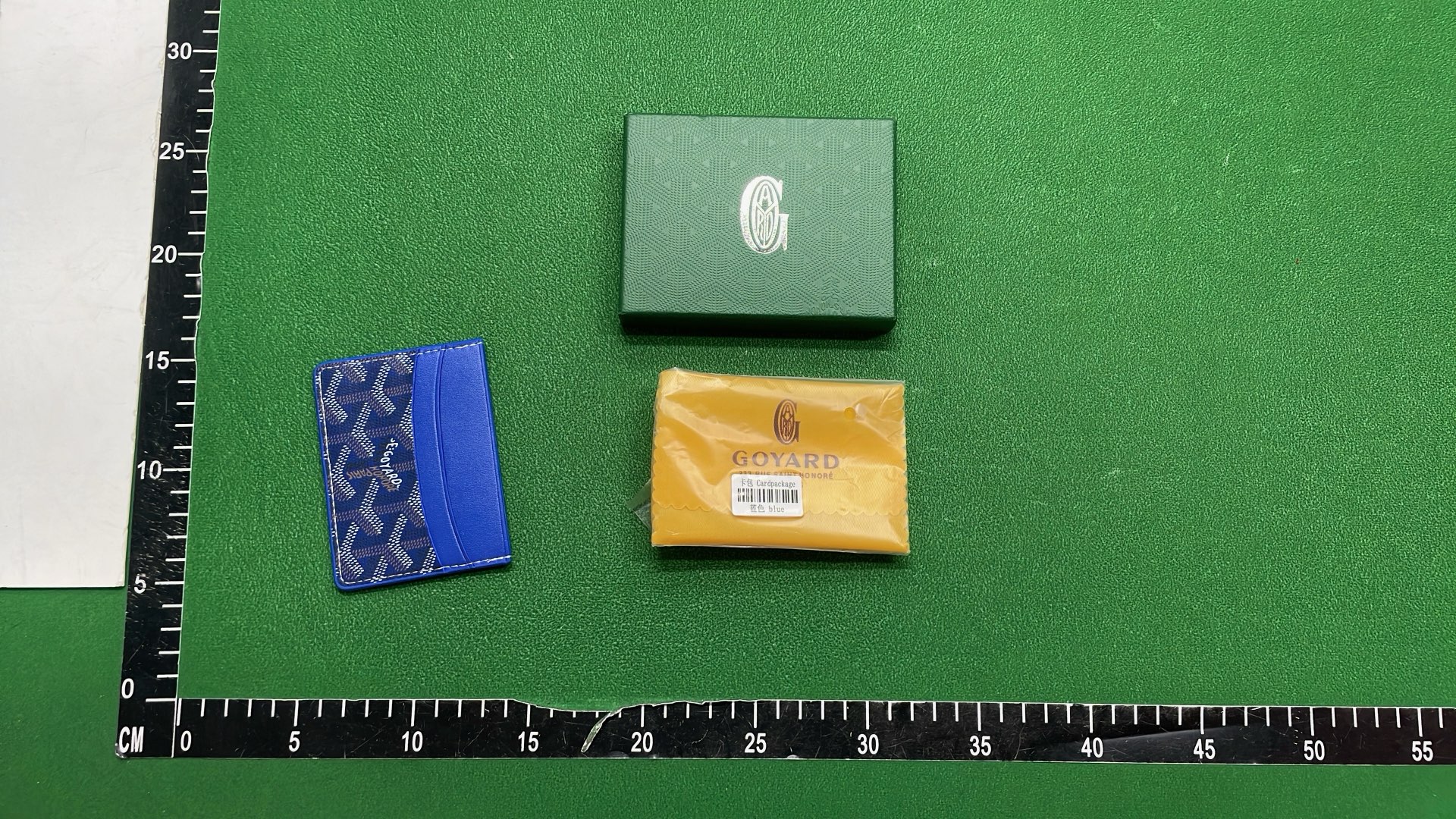 Goyard Orange Monogram Card Holder - Paris Made