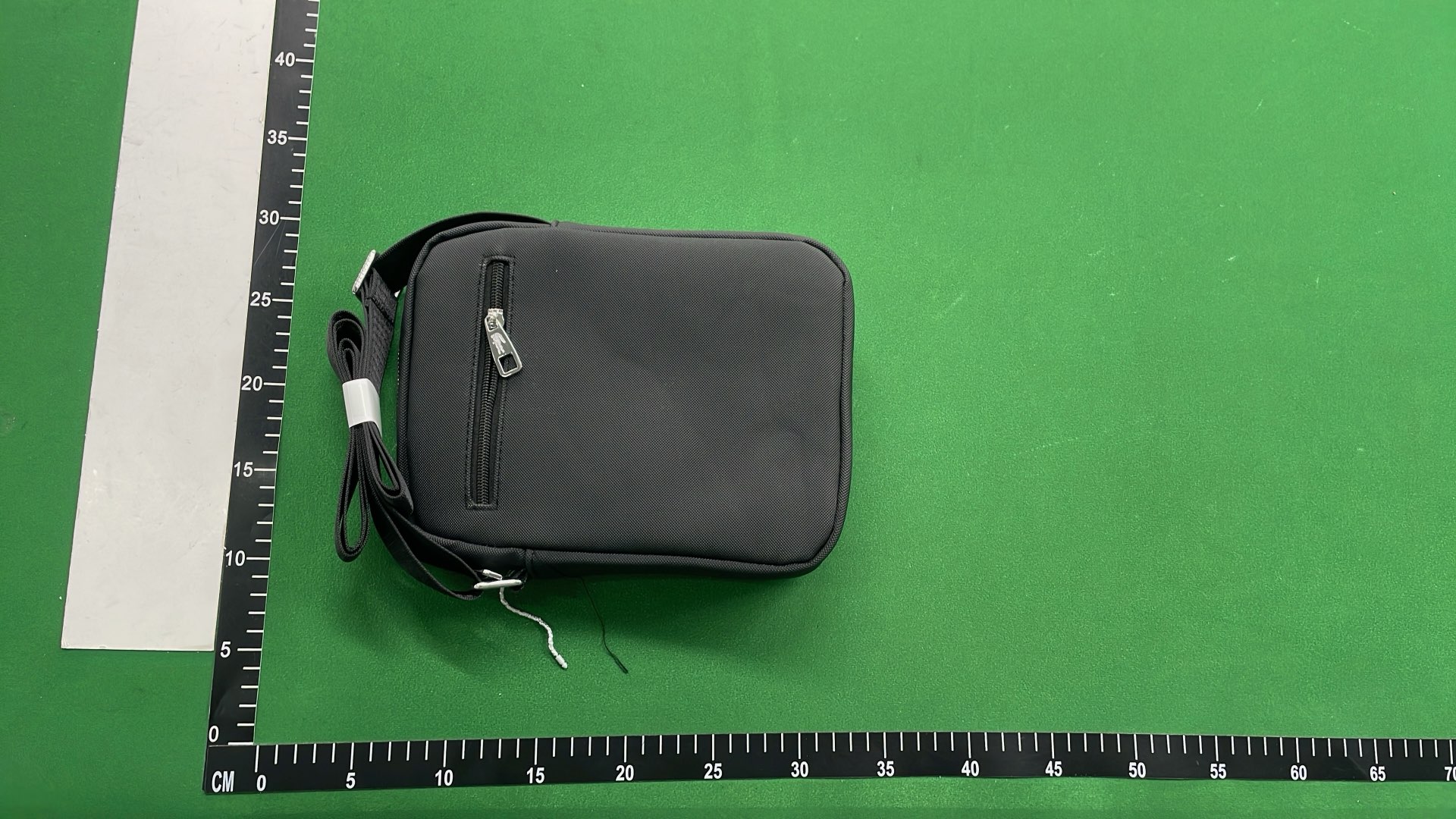 LACOSTE Black Crossbody Bag with Embossed Logo
