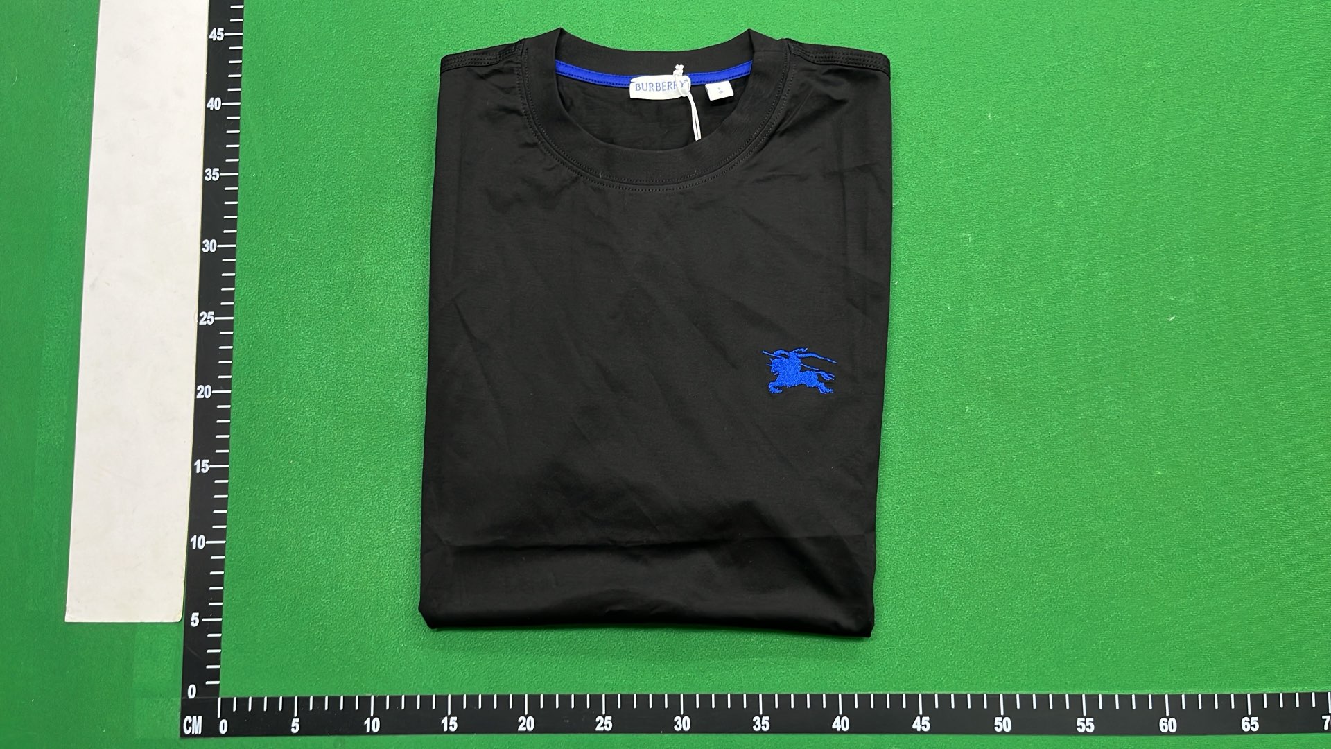 Black T-Shirt with Blue Logo - Made by ANDY