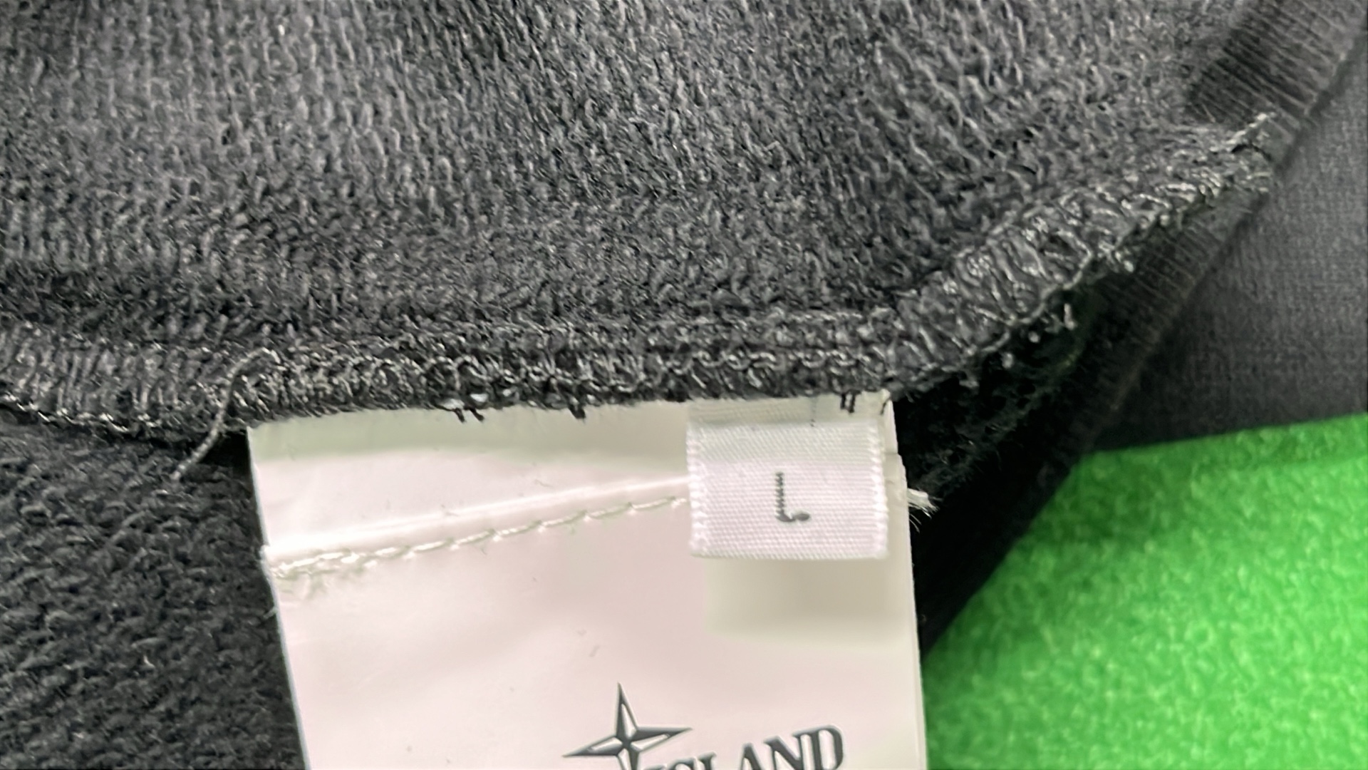 Olive Green Oversized Sweatshirt with Patch Logo