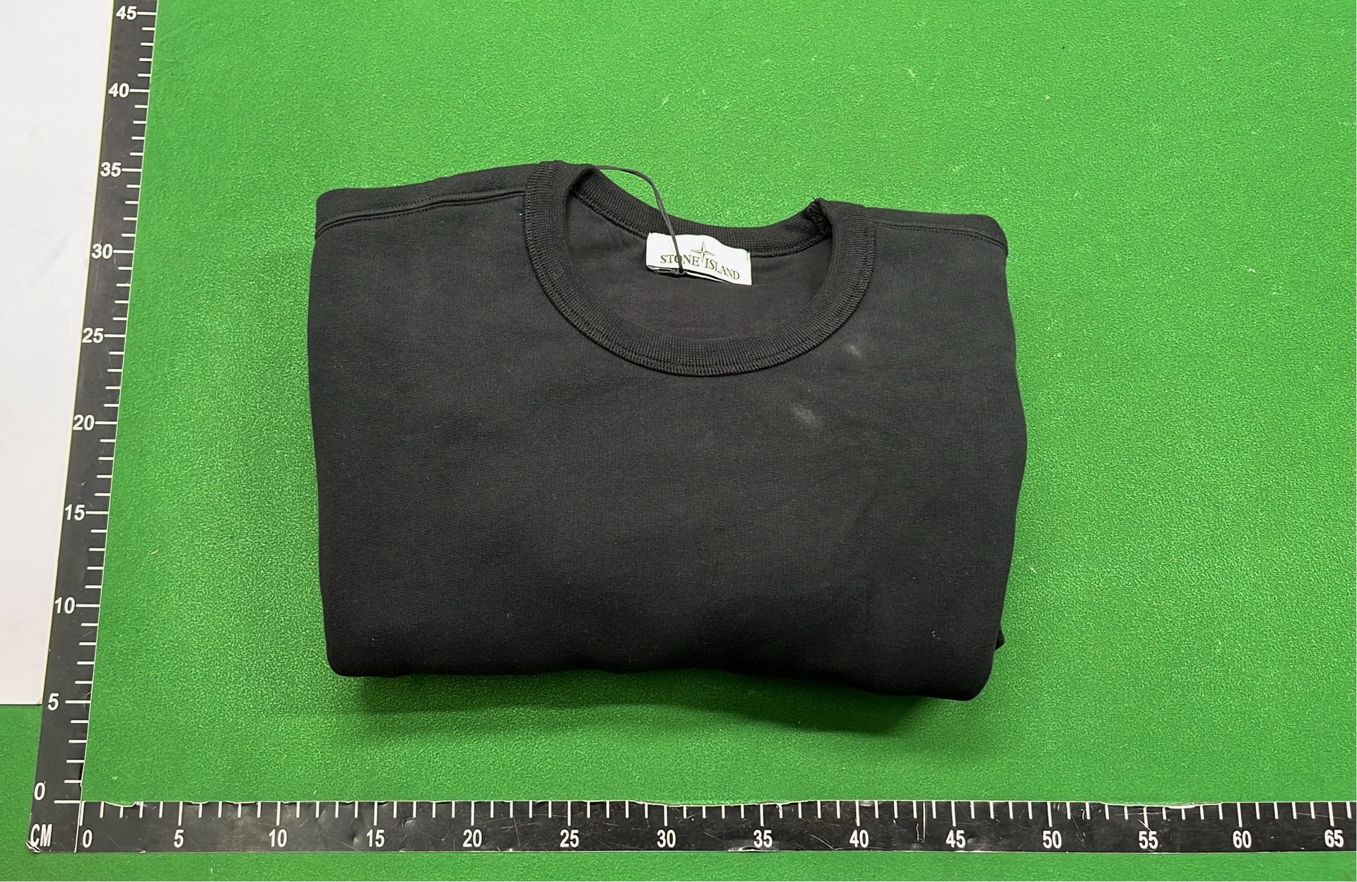Olive Green Oversized Sweatshirt with Patch Logo