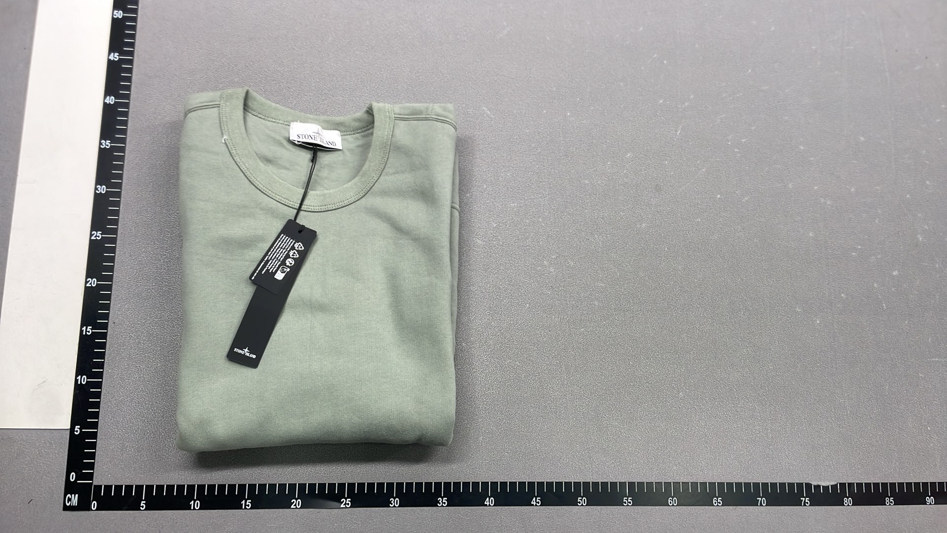 Olive Green Oversized Sweatshirt with Patch Logo