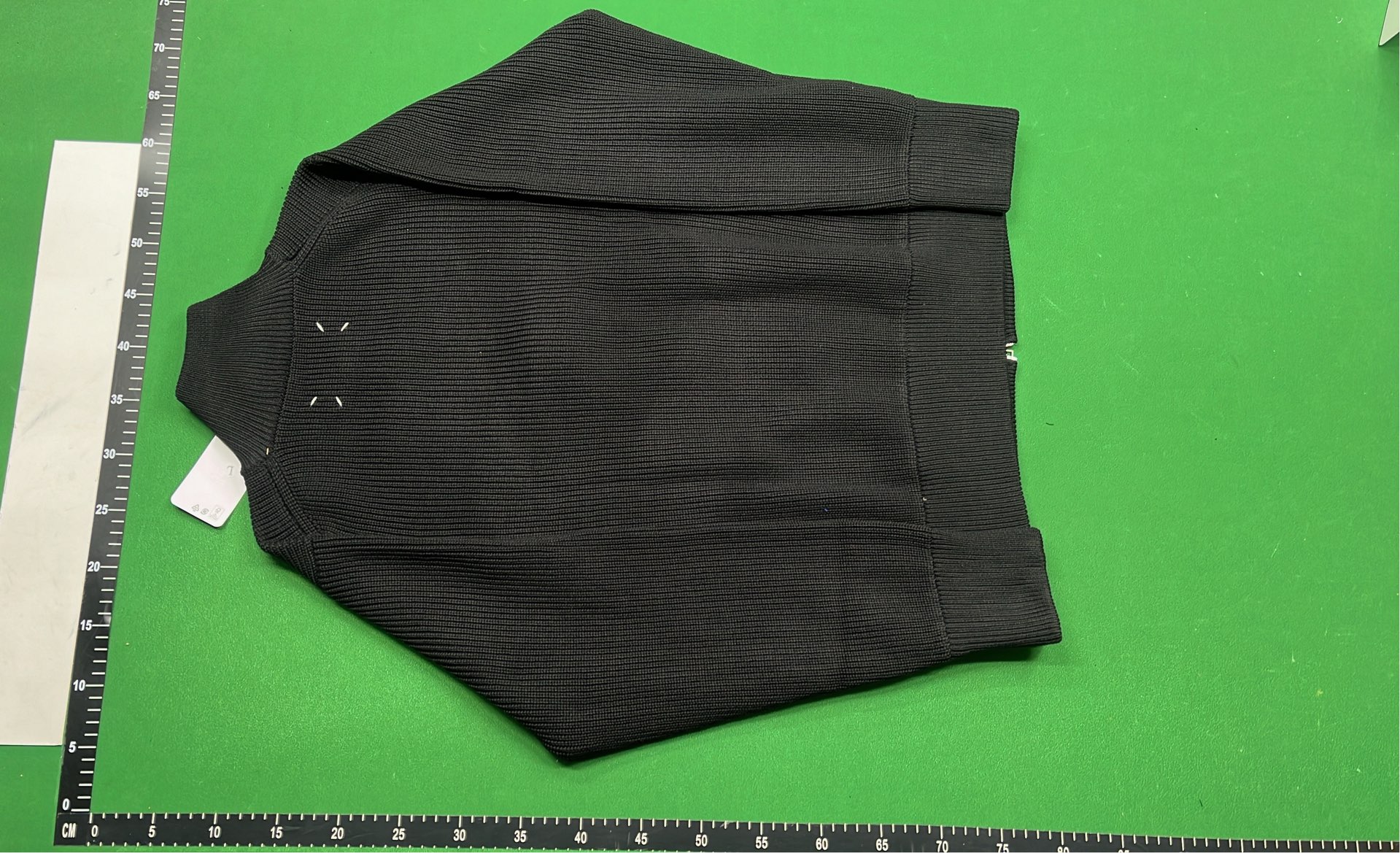 Men's Ribbed Zip-Up Sweater in Dark Gray