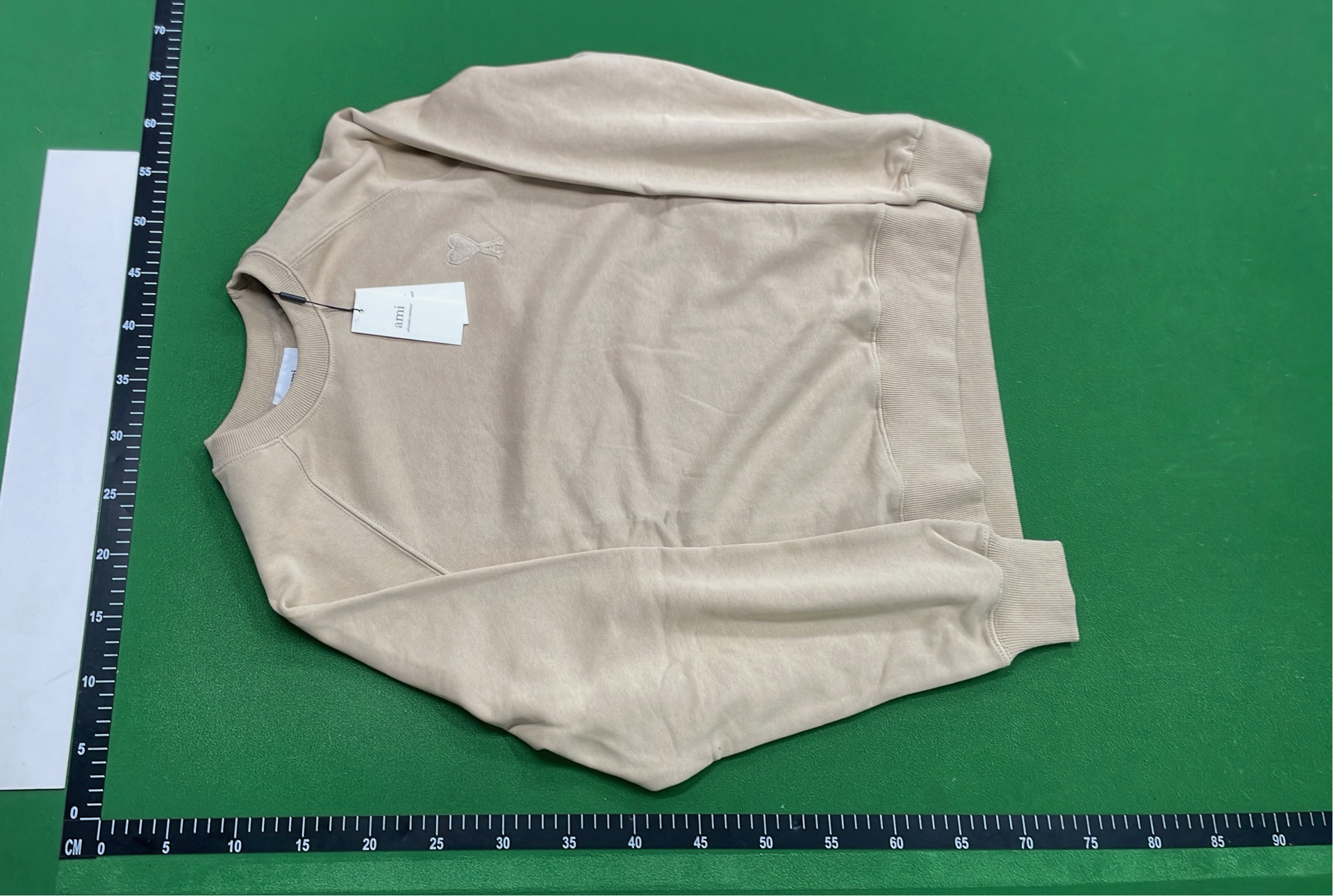 AMI Paris Hoodie Sweatshirt with Red Heart Logo
