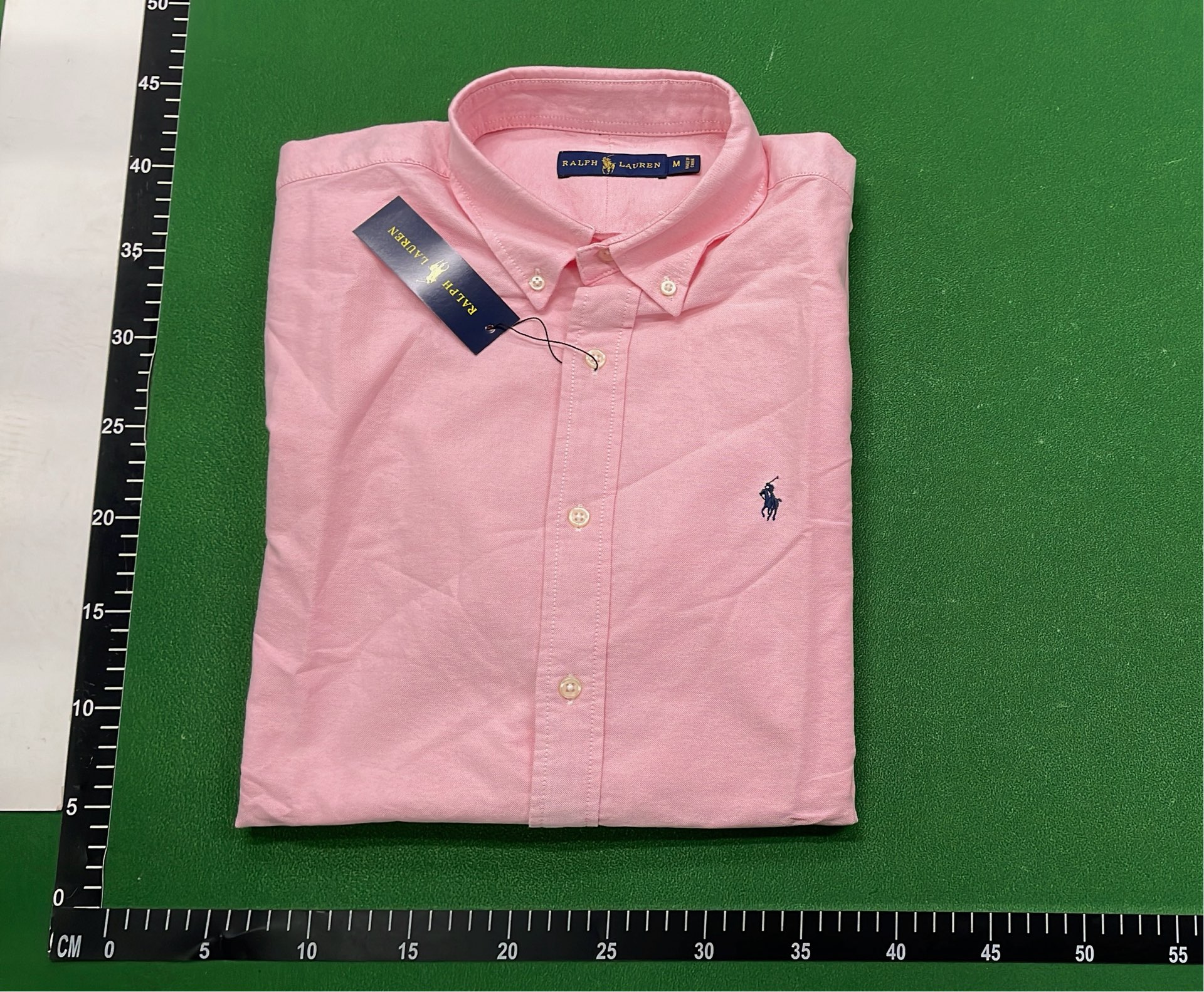 Classic White Button-Down Shirt with Logo