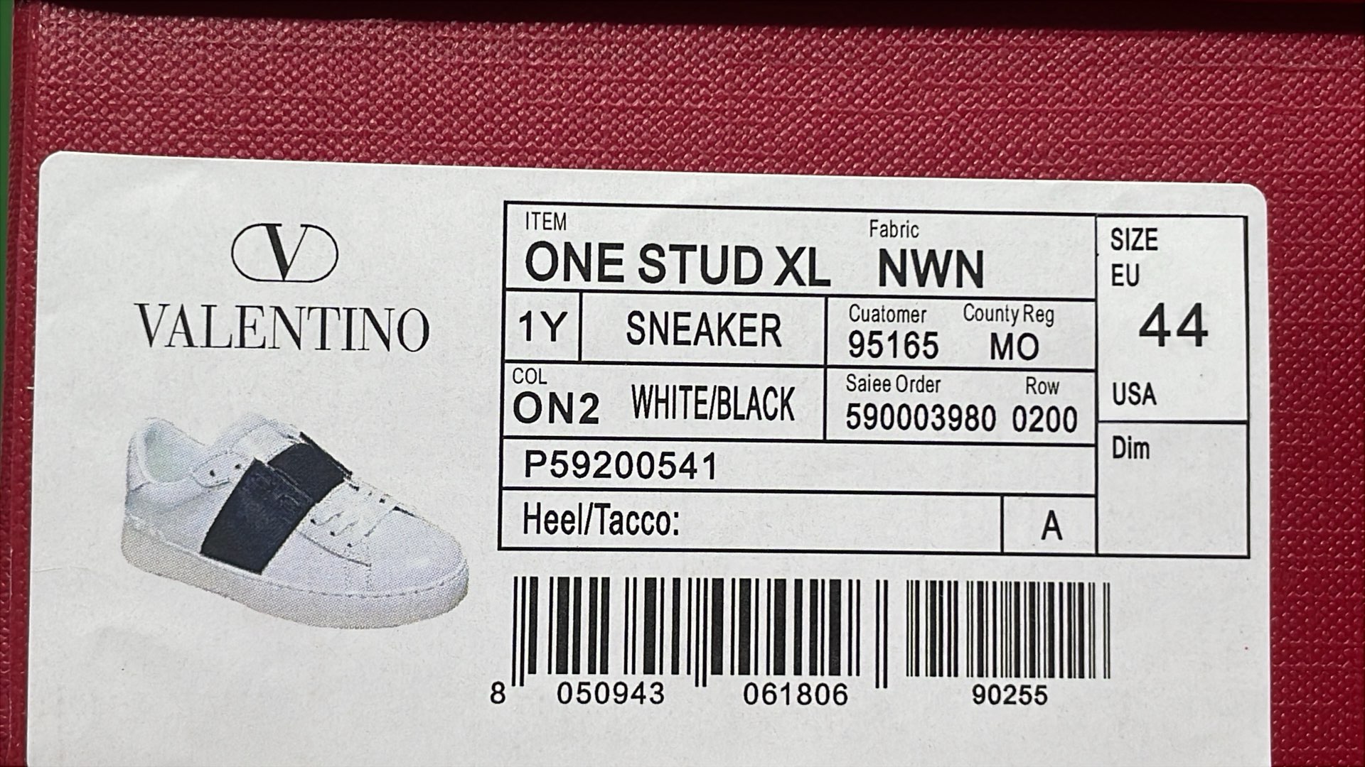 White Leather Sneakers with Pink Studs