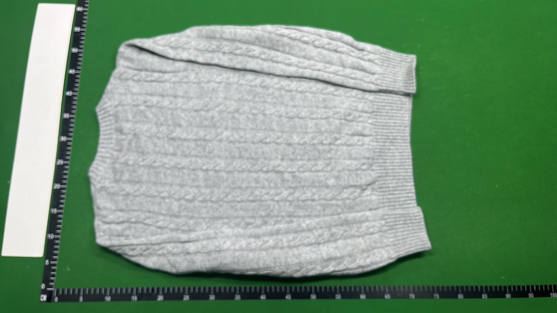 Men's Cable Knit Crewneck Sweater in Light Blue