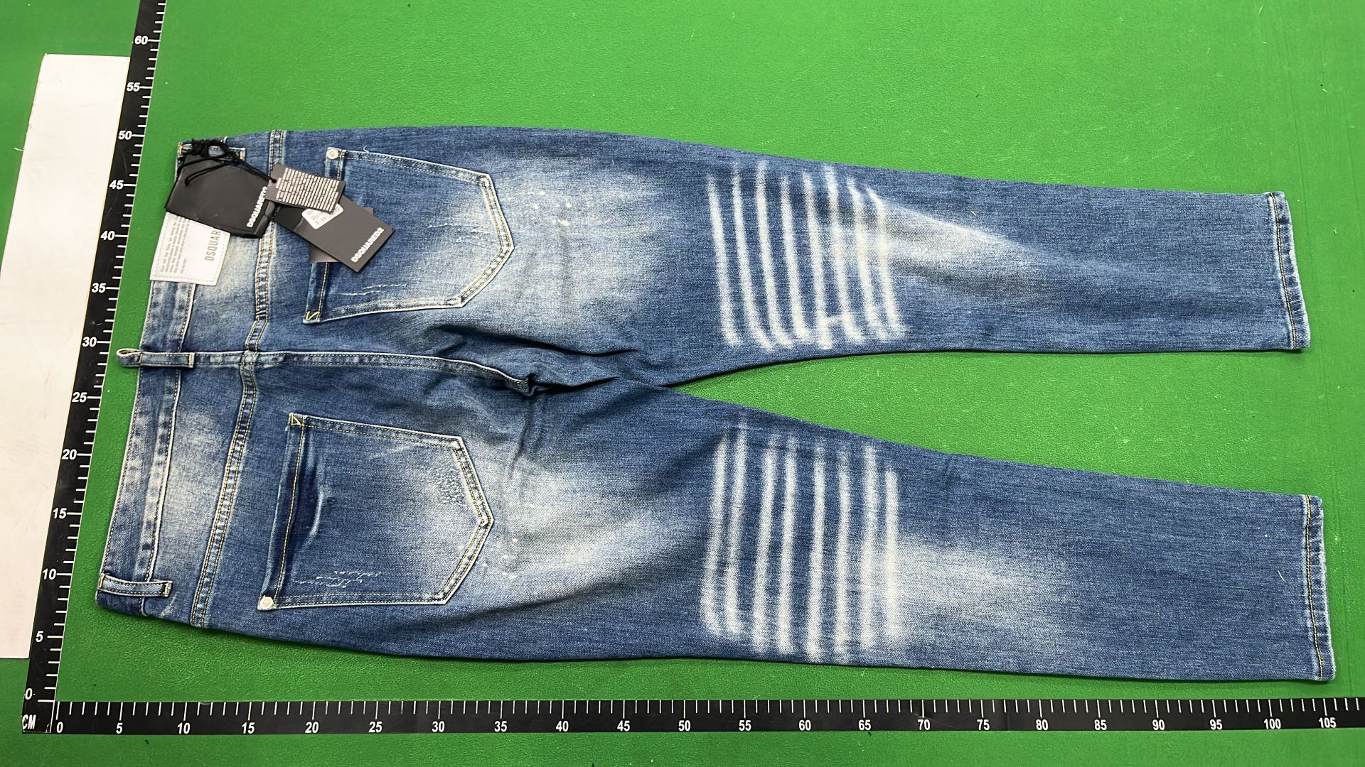 Men's Black Ripped Skinny Jeans with Zipper Detail