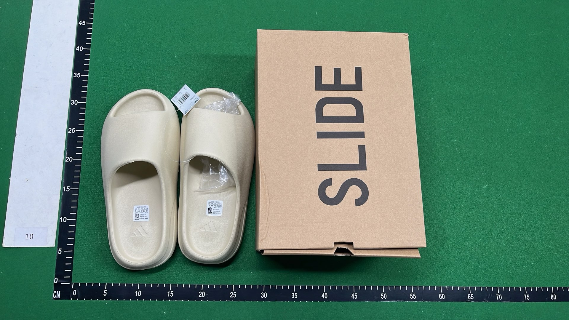 YEEZY SLIDE Black Slip-On Sandals by Adidas