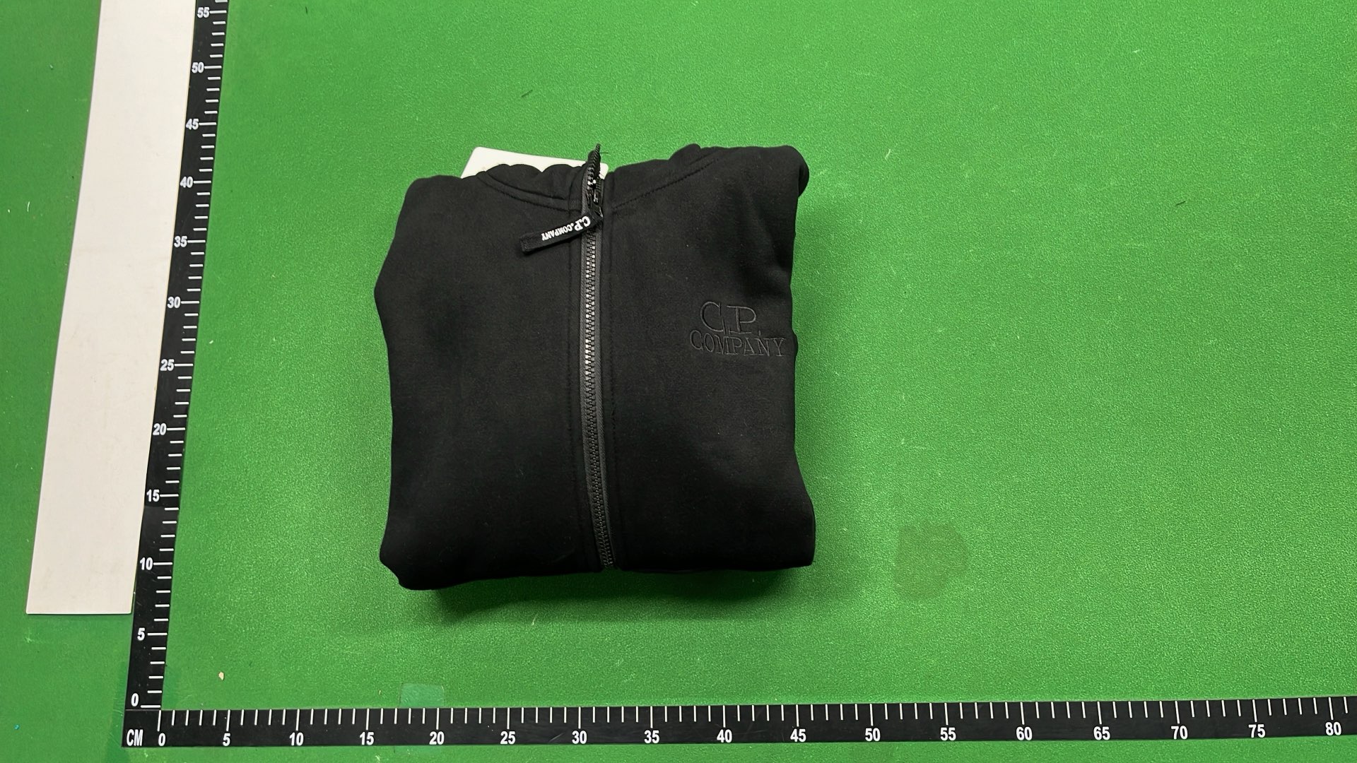 White Hooded Zip-Up Sweatshirt with Pocket Design