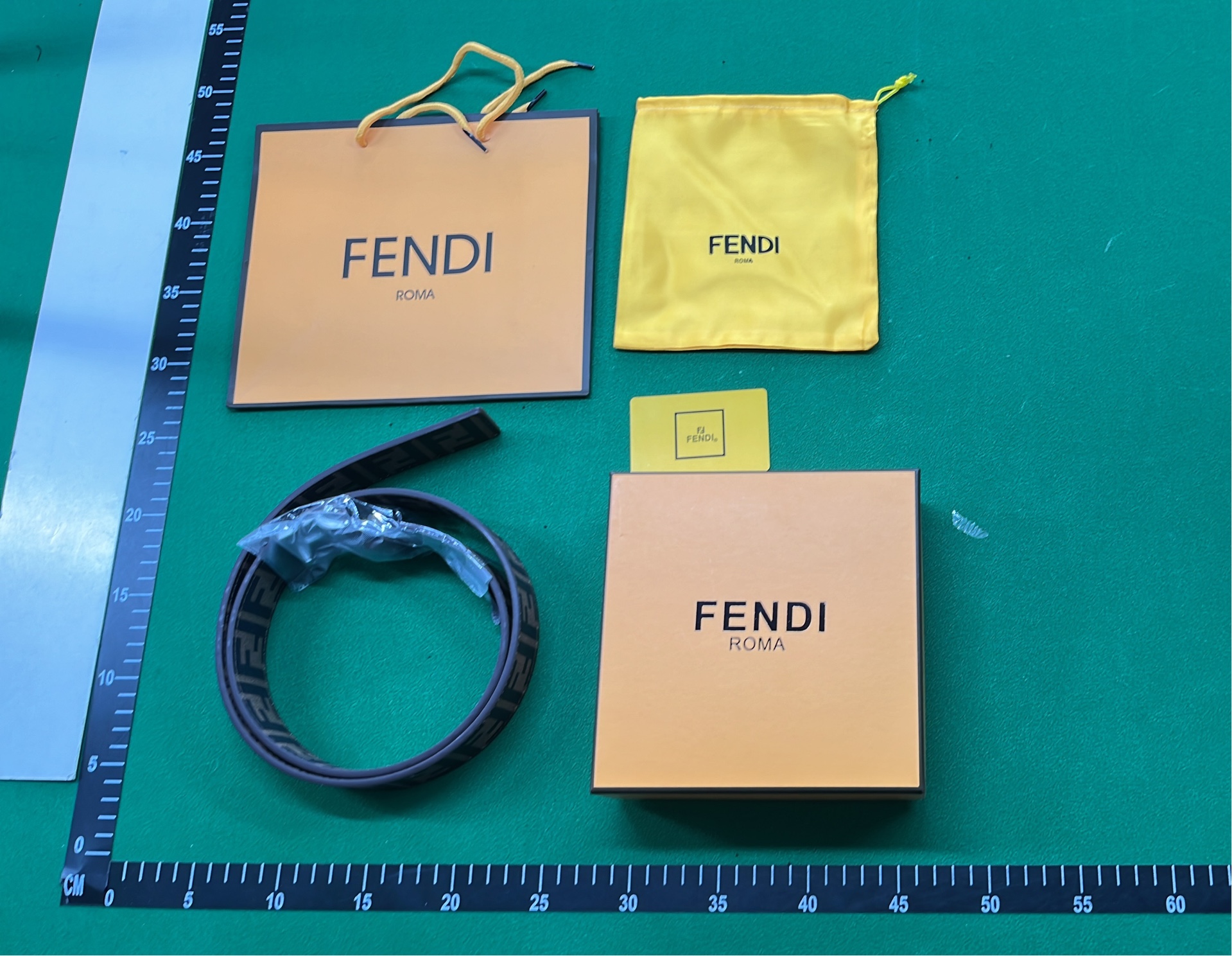 FENDI FF Logo Belt in Various Colors and Materials