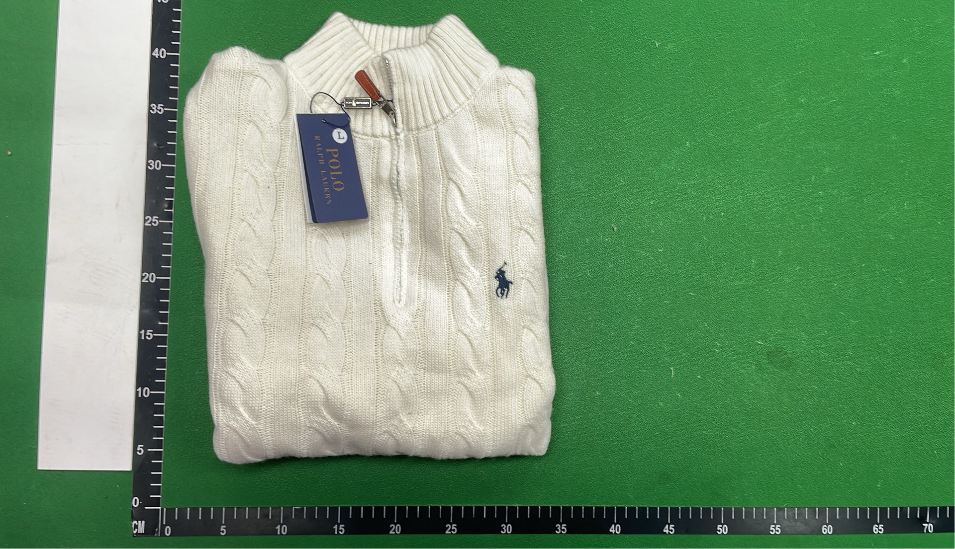 Cable Knit Half-Zip Sweater for Men