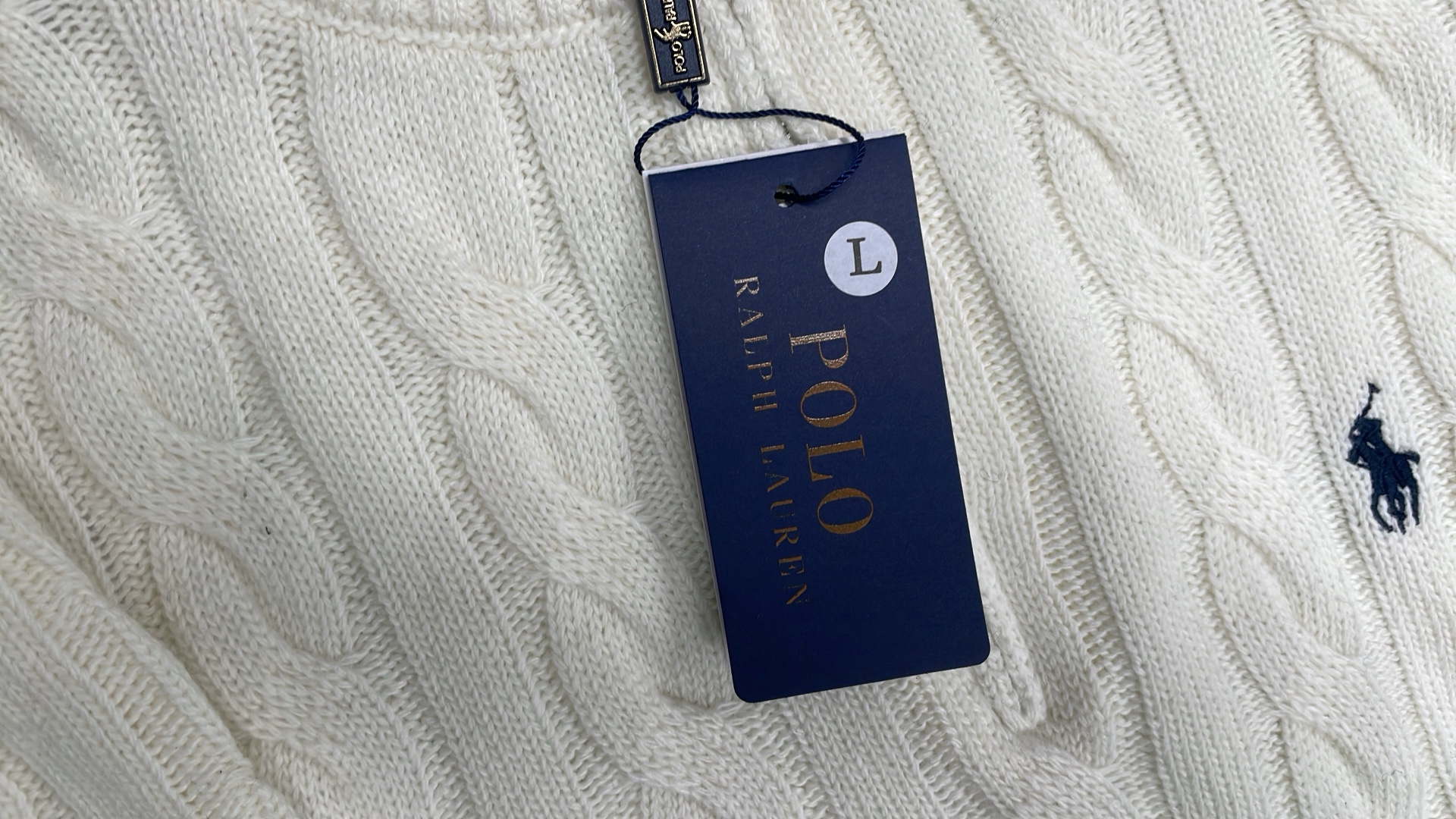 Cable Knit Half-Zip Sweater for Men