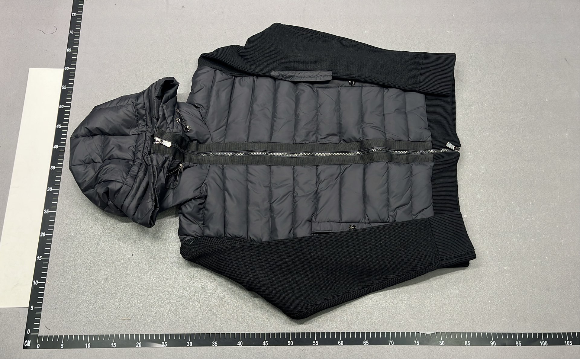Olive Green Puffer Vest with High Collar