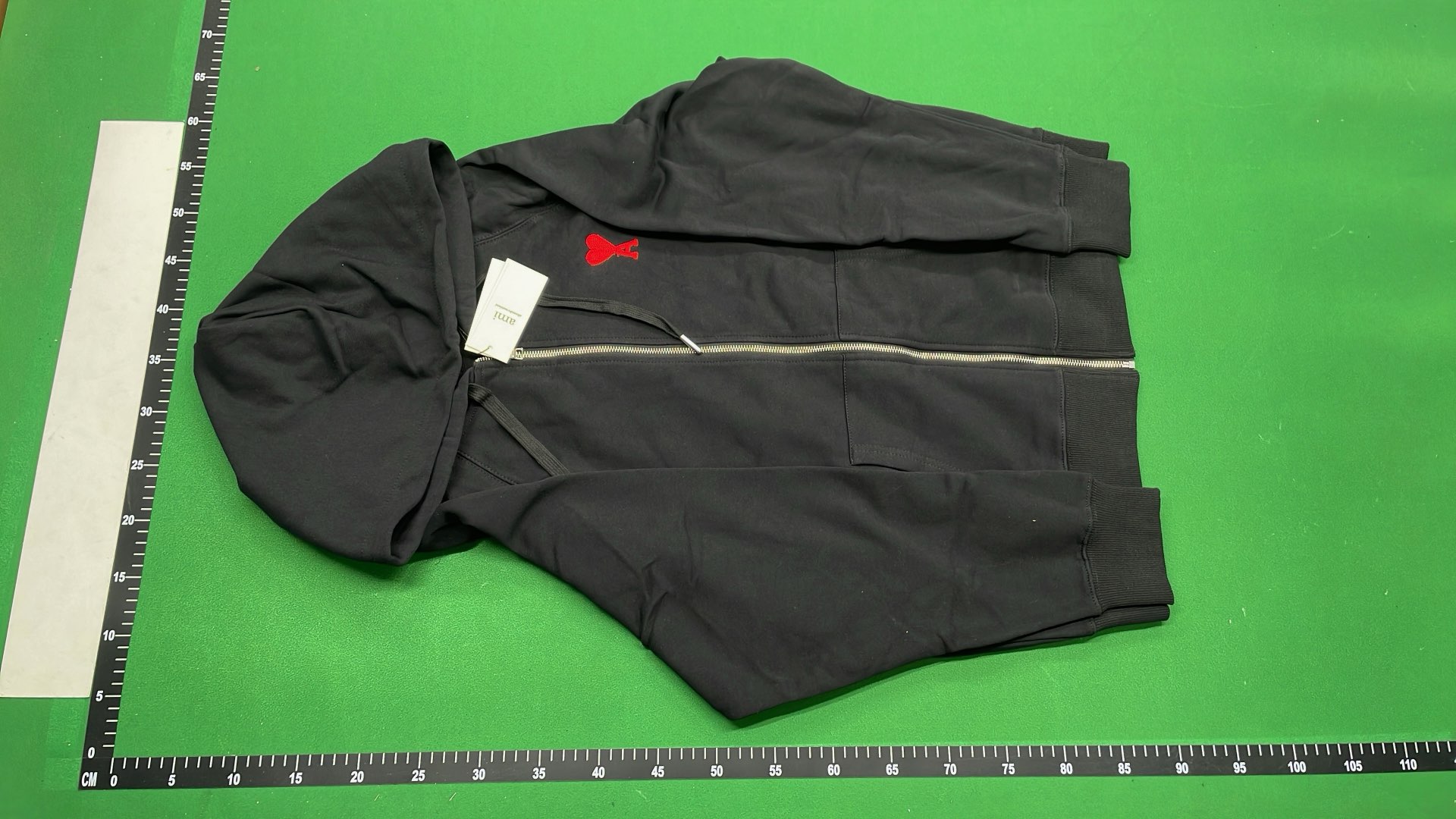 Colorful Zip-Up Hoodies with Heart Logo