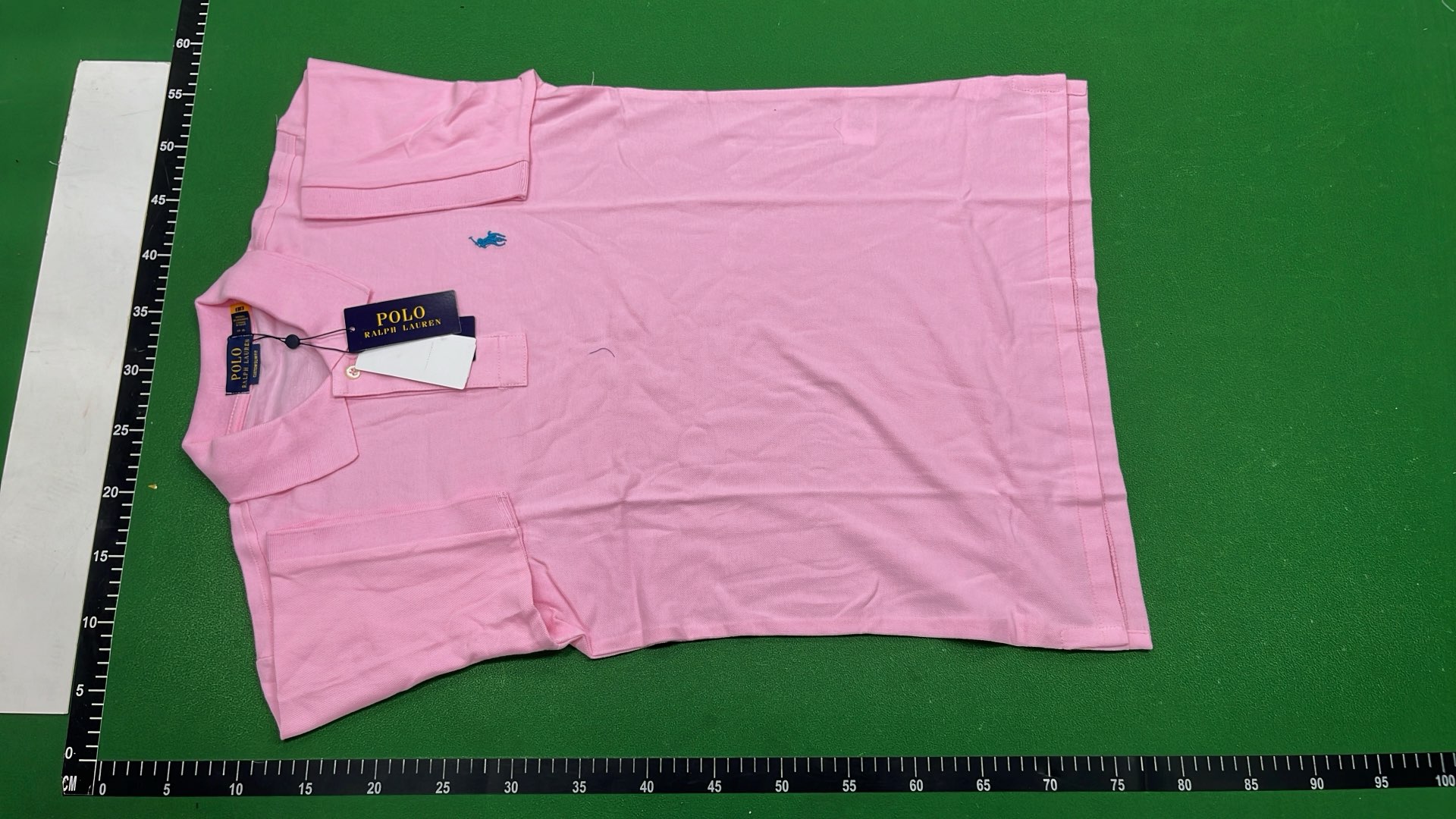 Black Polo Shirt with Red Logo