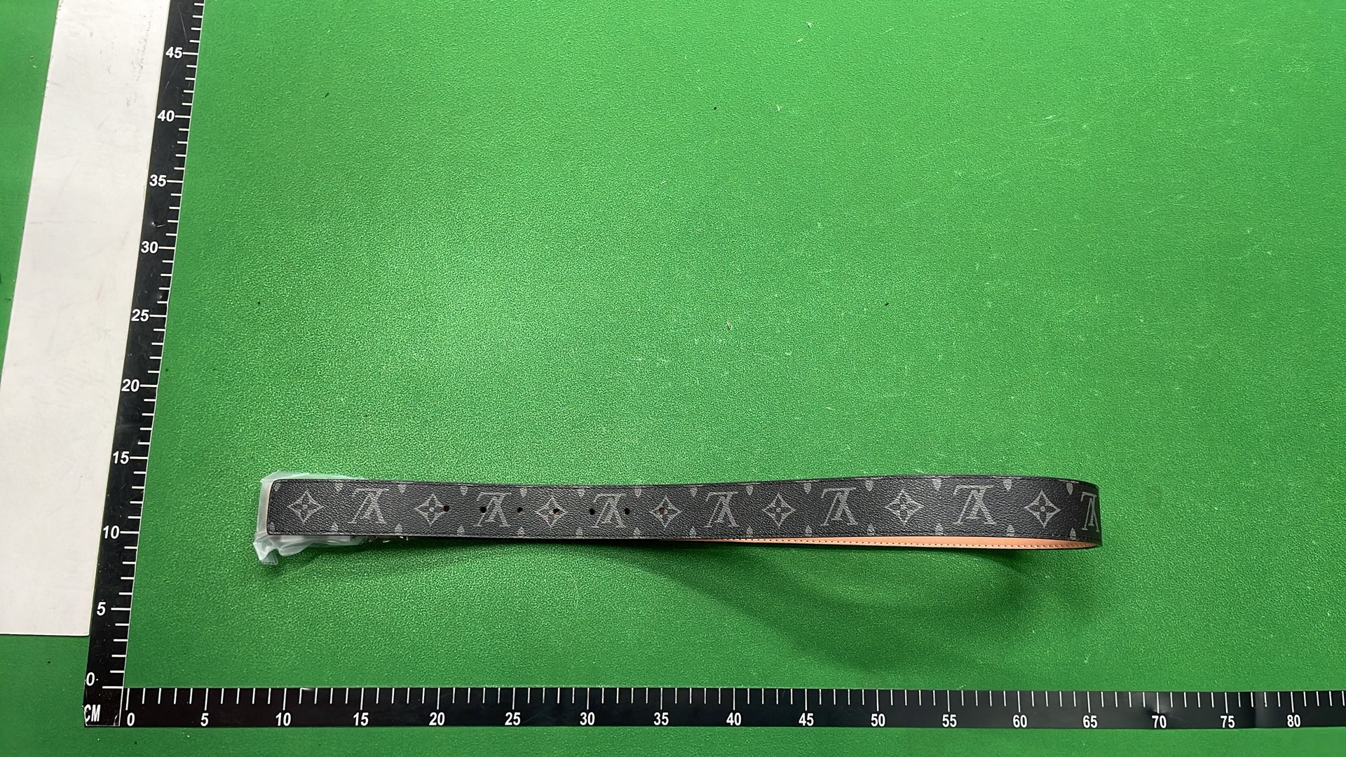 LV Damier Ebene Belt with Silver Buckle