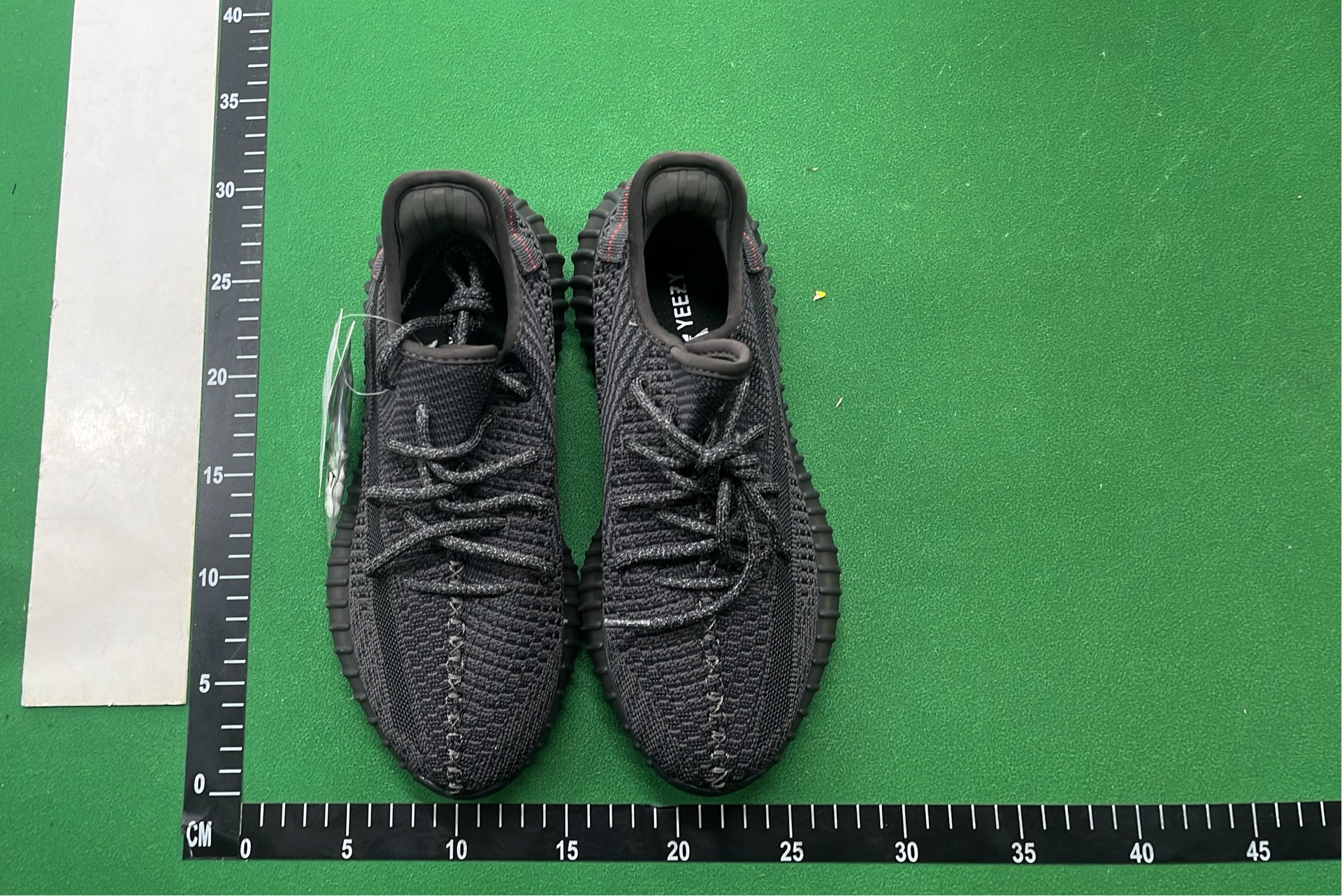 Y-3 YZY 350 V2 White Black Knit Sneakers