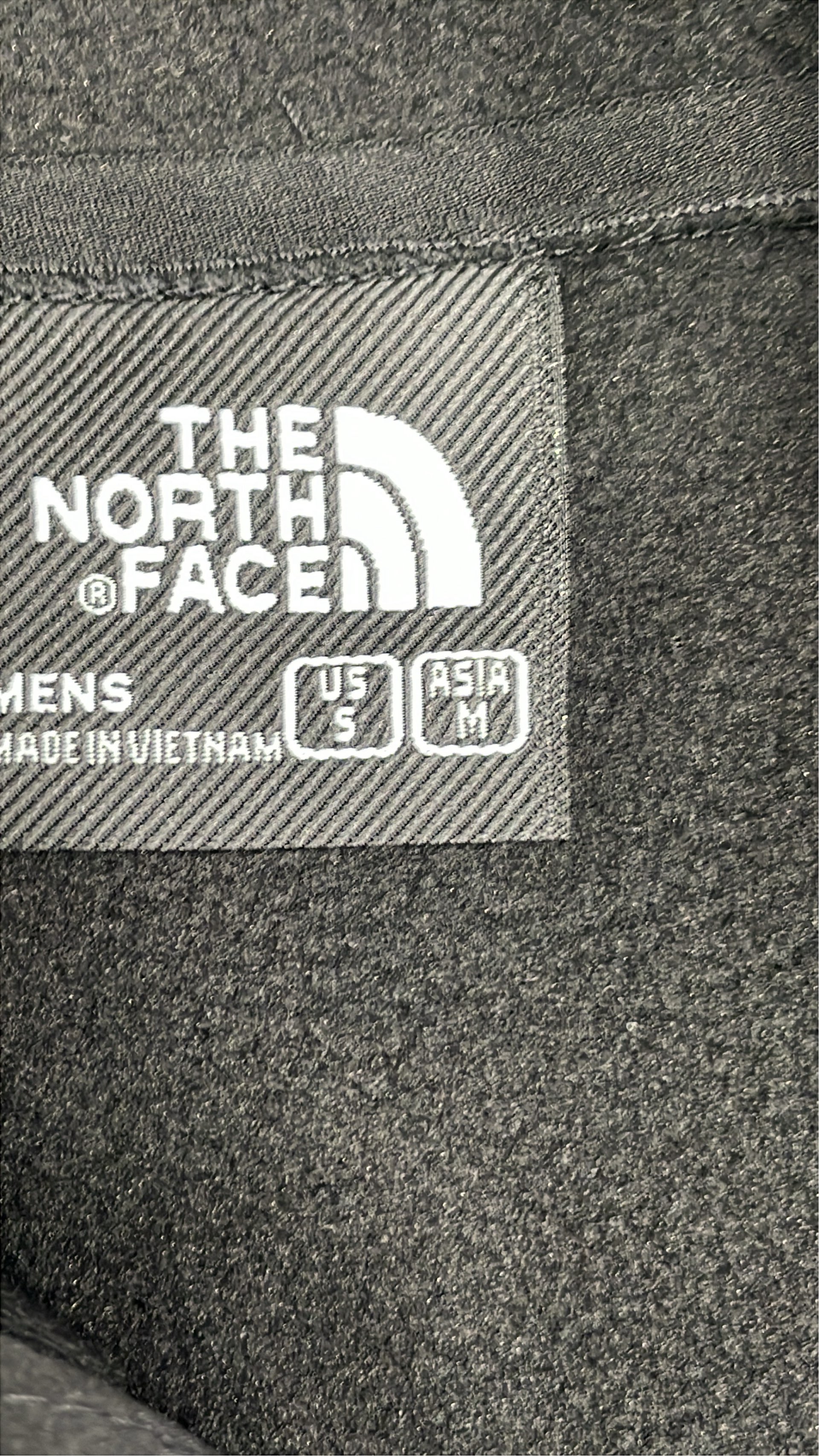 The North Face Black Fleece Jacket with Full Zip and Logo