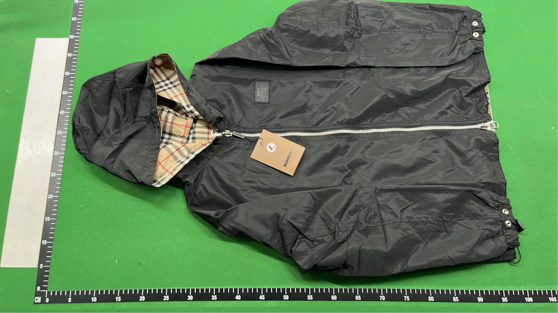 Classic Check Hooded Jacket for Men