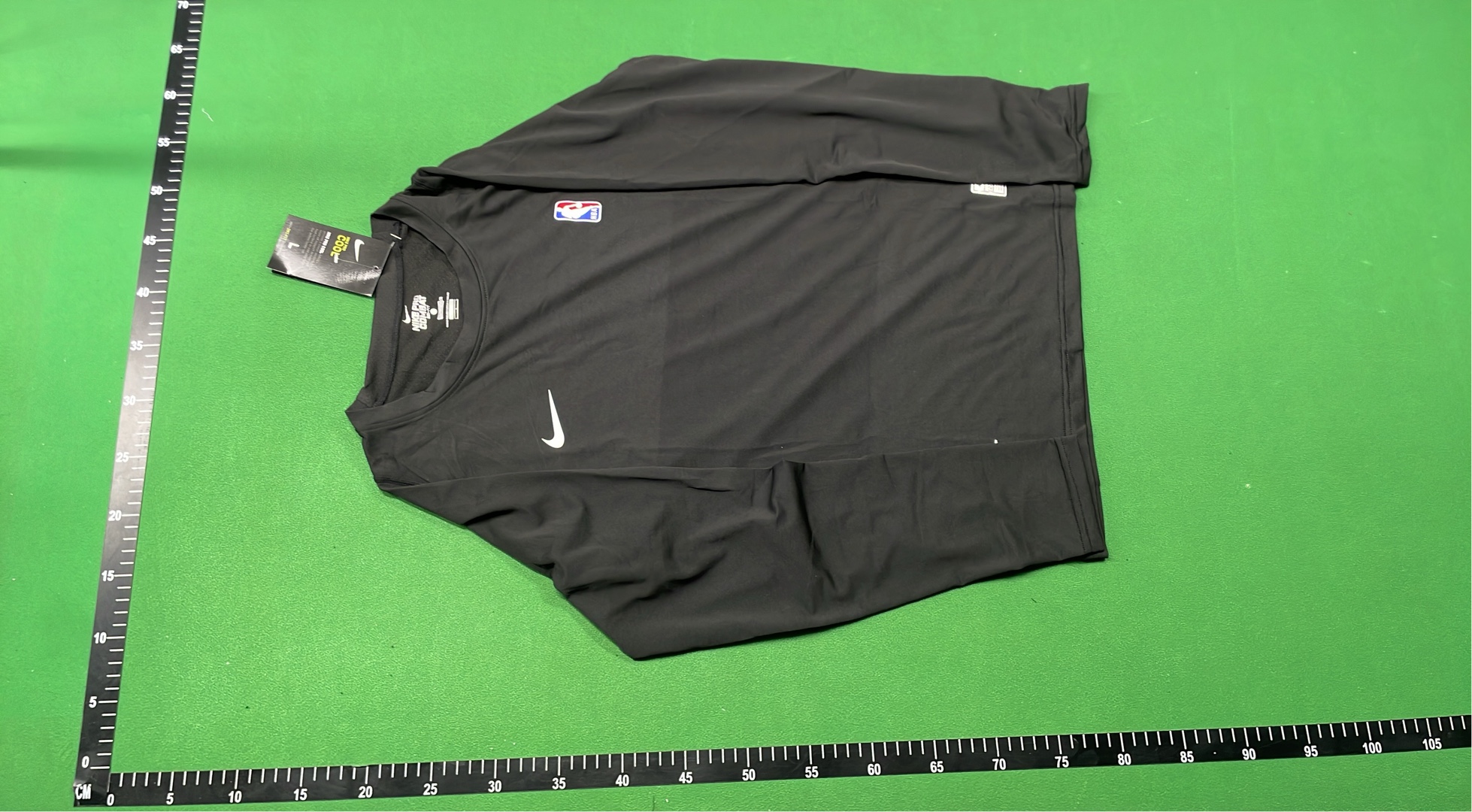 Nike NBA Dri-FIT Long Sleeve T-Shirt Black White