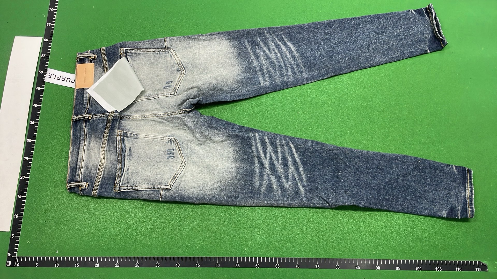 Distressed Blue Denim Jeans for Men
