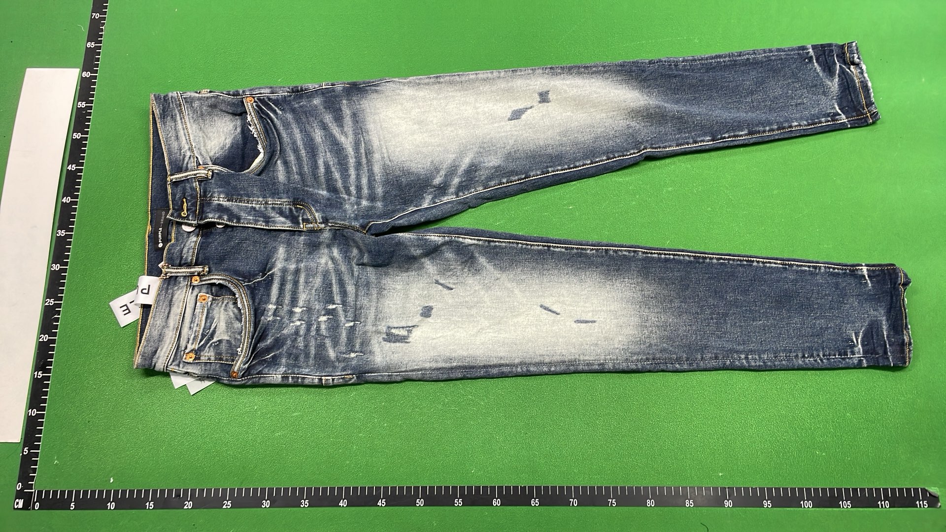 Distressed Blue Denim Jeans for Men