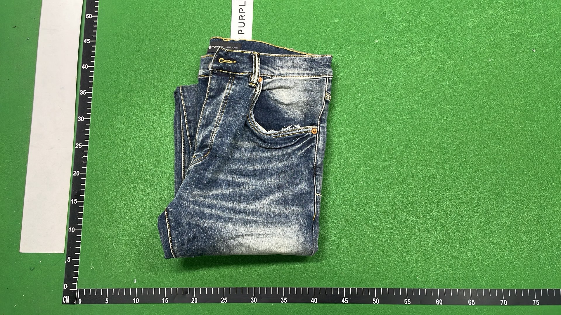Distressed Blue Denim Jeans for Men
