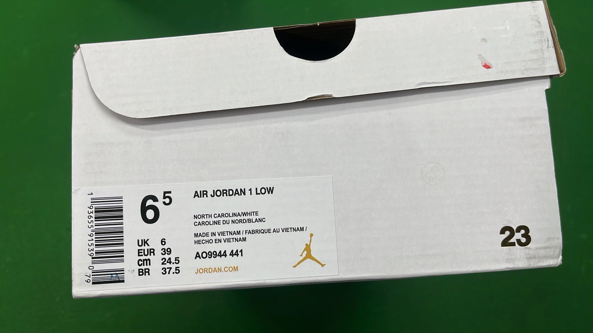 W-AJ1 Low Custom Pattern Sneakers
