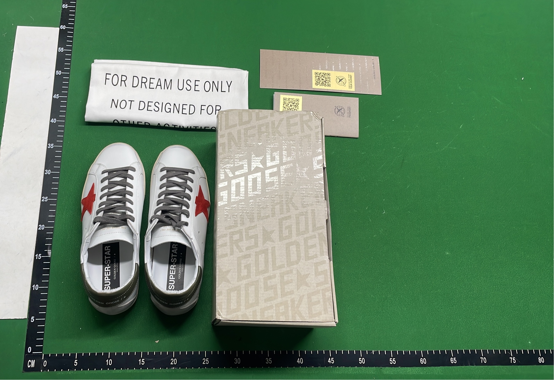 Golden Goose GGDB/SS STAR White Sneakers with Pink Accent