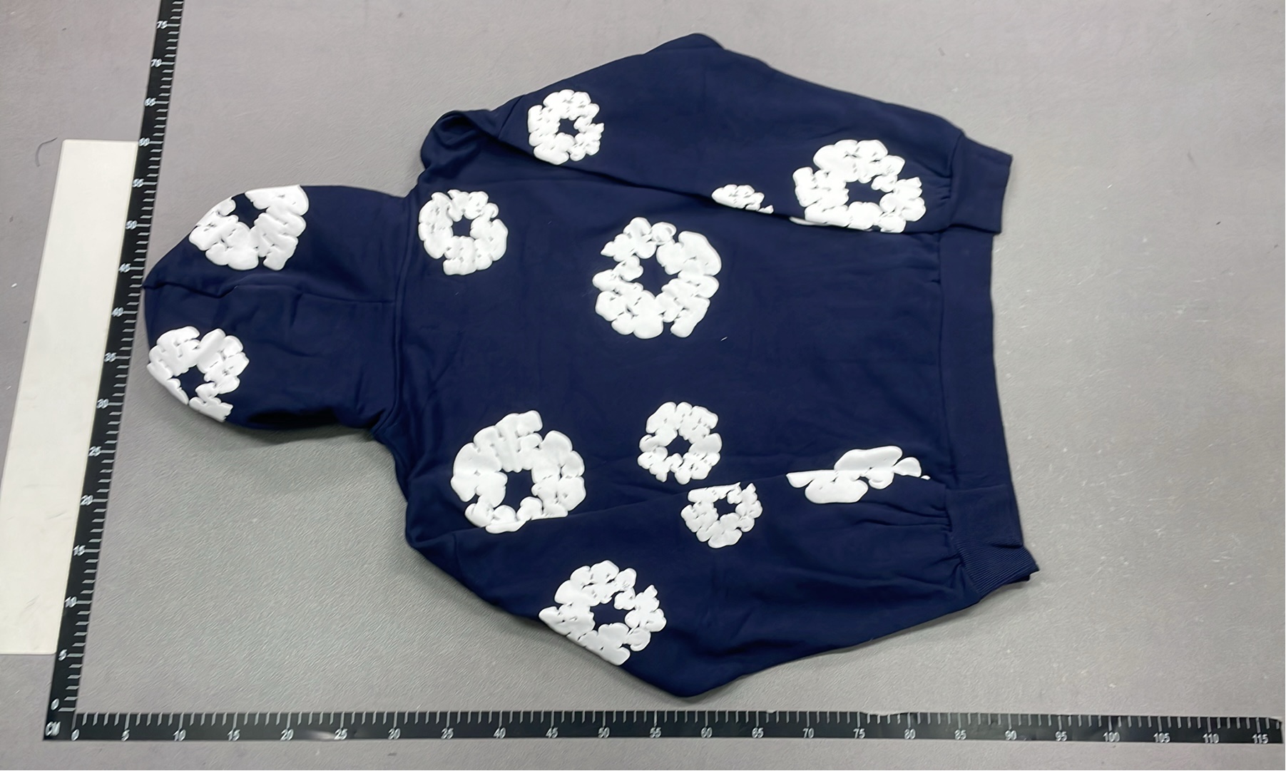 Supreme Floral Print Hoodie - Gray, Red, Black, Navy