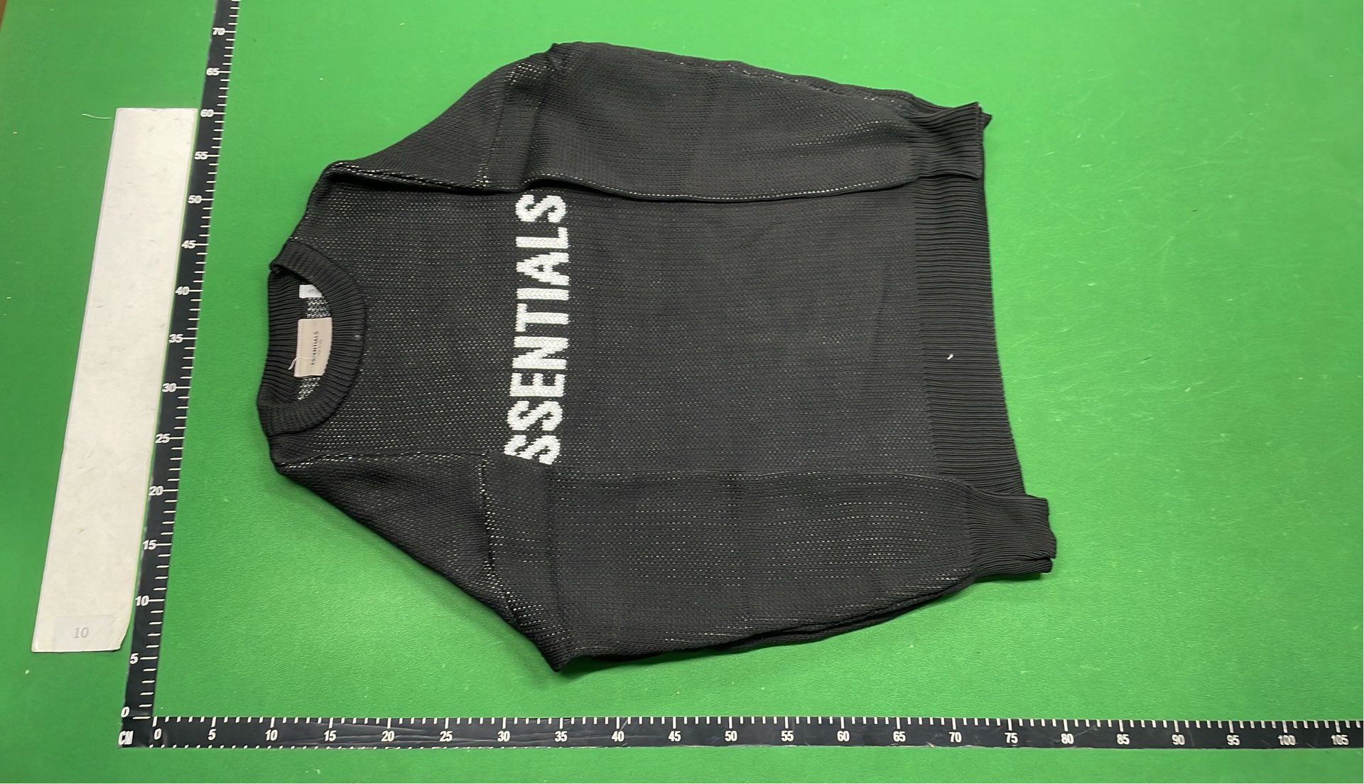 Essentials Logo Knit Sweater - Men's Oversized Crewneck