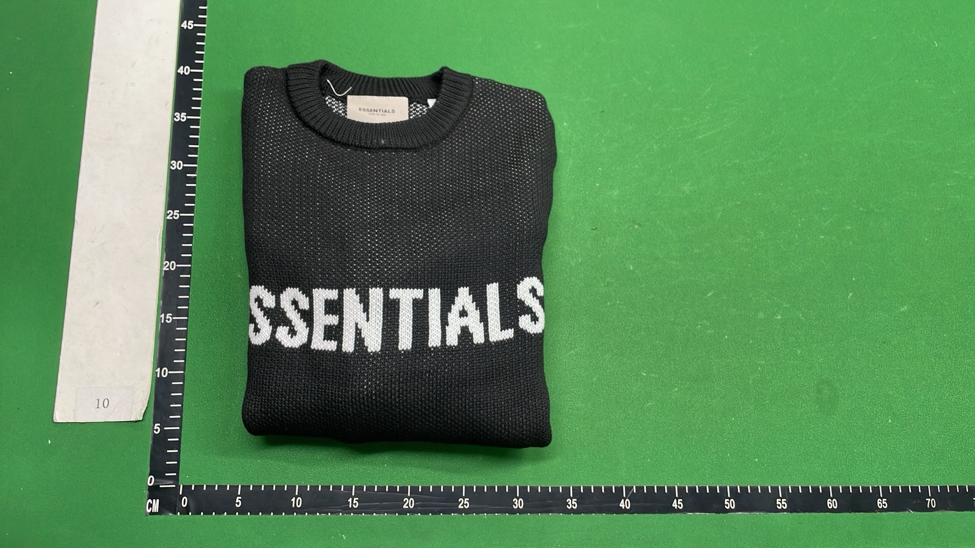 Essentials Logo Knit Sweater - Men's Oversized Crewneck