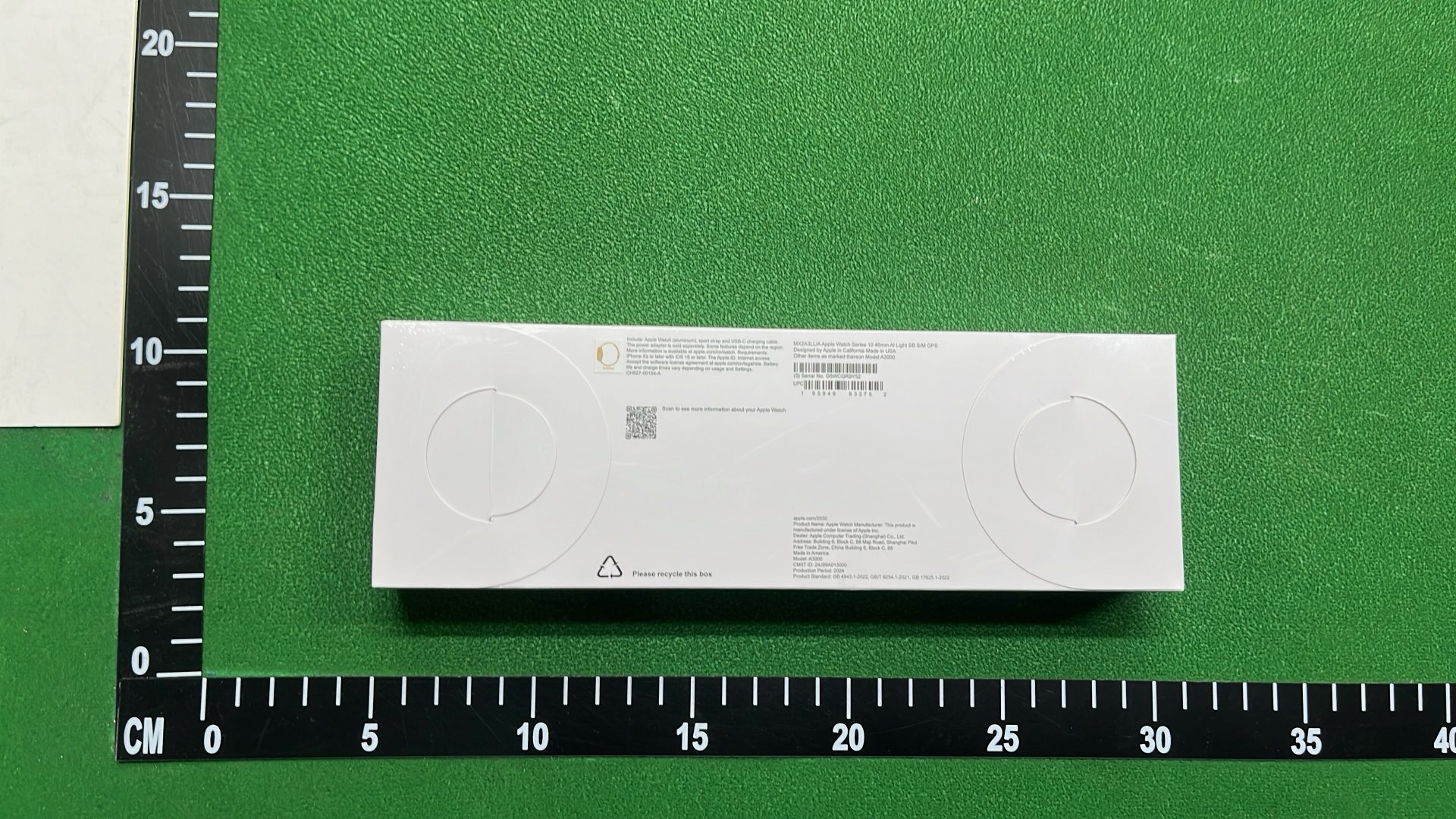 Apple Watch Series 9 with Black Sport Band