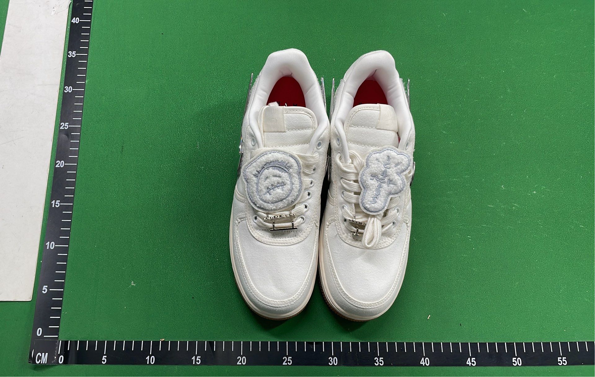 Nike Air Force 1 Low White Silver Swoosh Sneakers