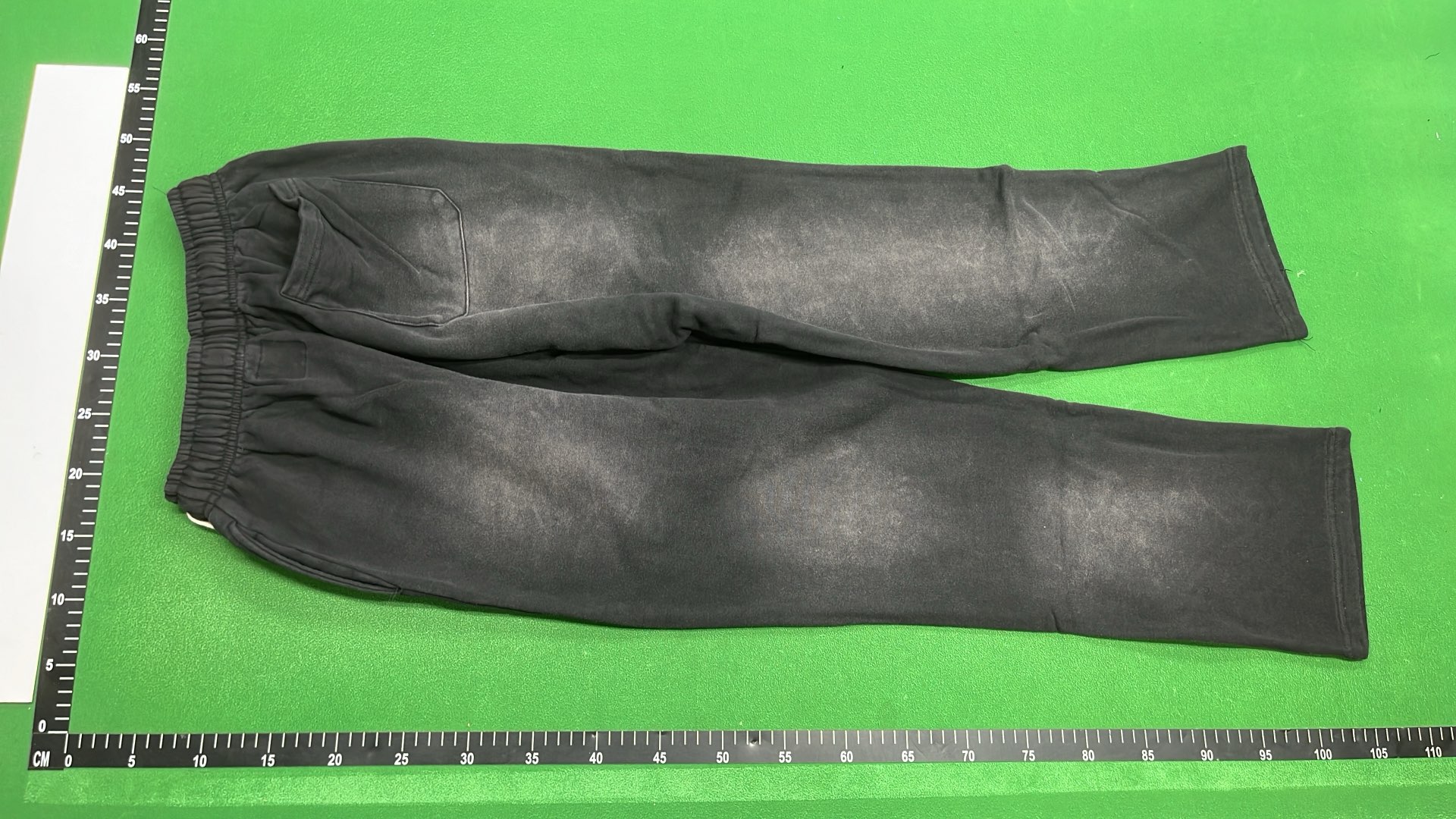 Black Drawstring Pants with Logo Patch