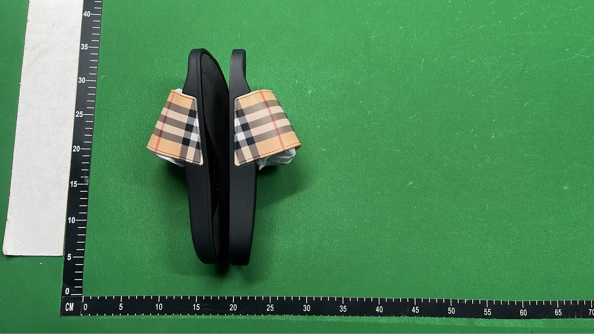 Burberry Slide Sandals with Iconic Check Patterns