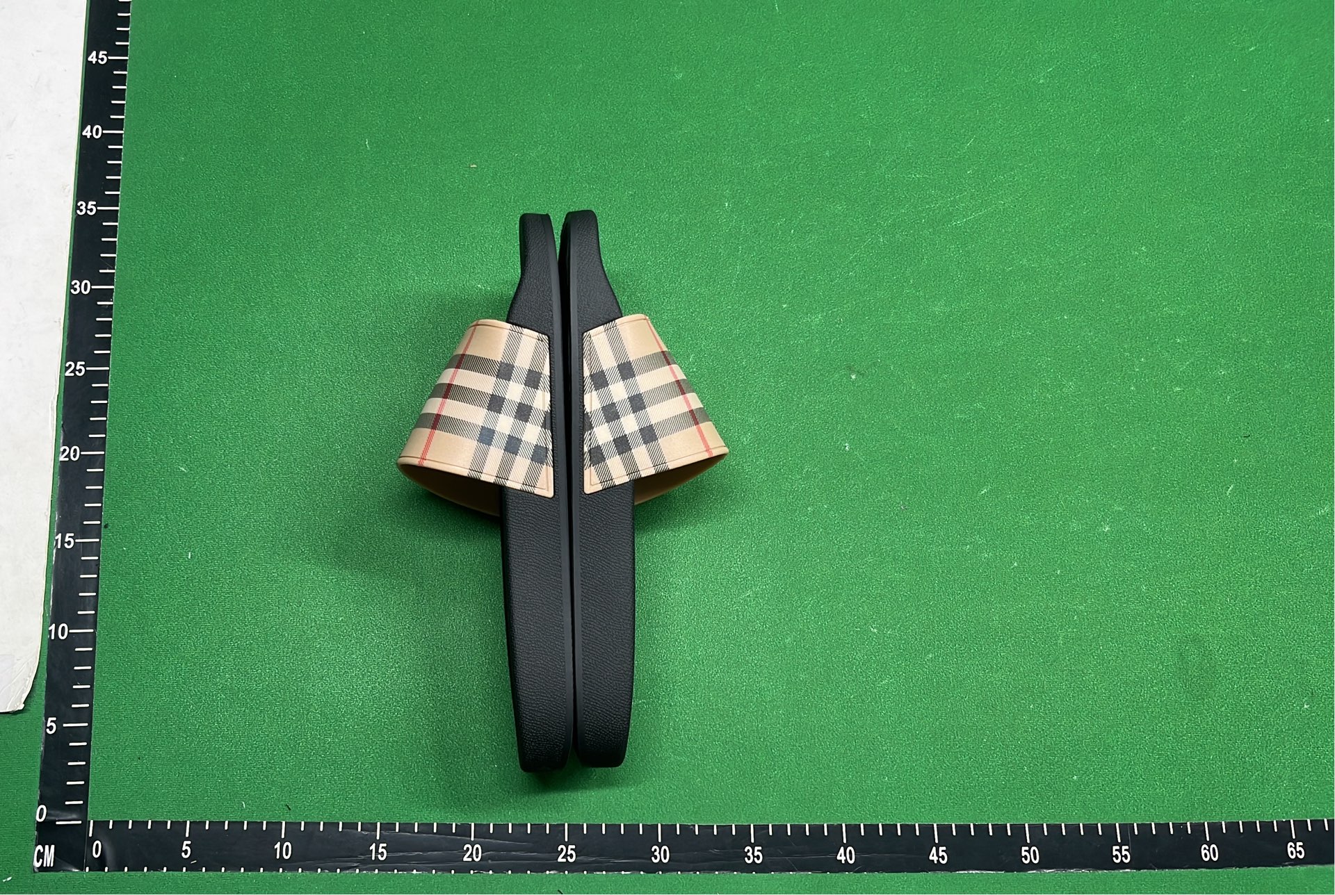 Burberry Slide Sandals with Iconic Check Patterns