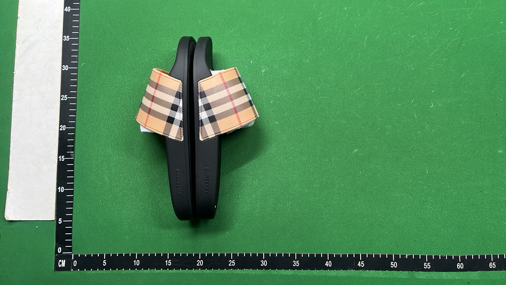Burberry Slide Sandals with Iconic Check Patterns