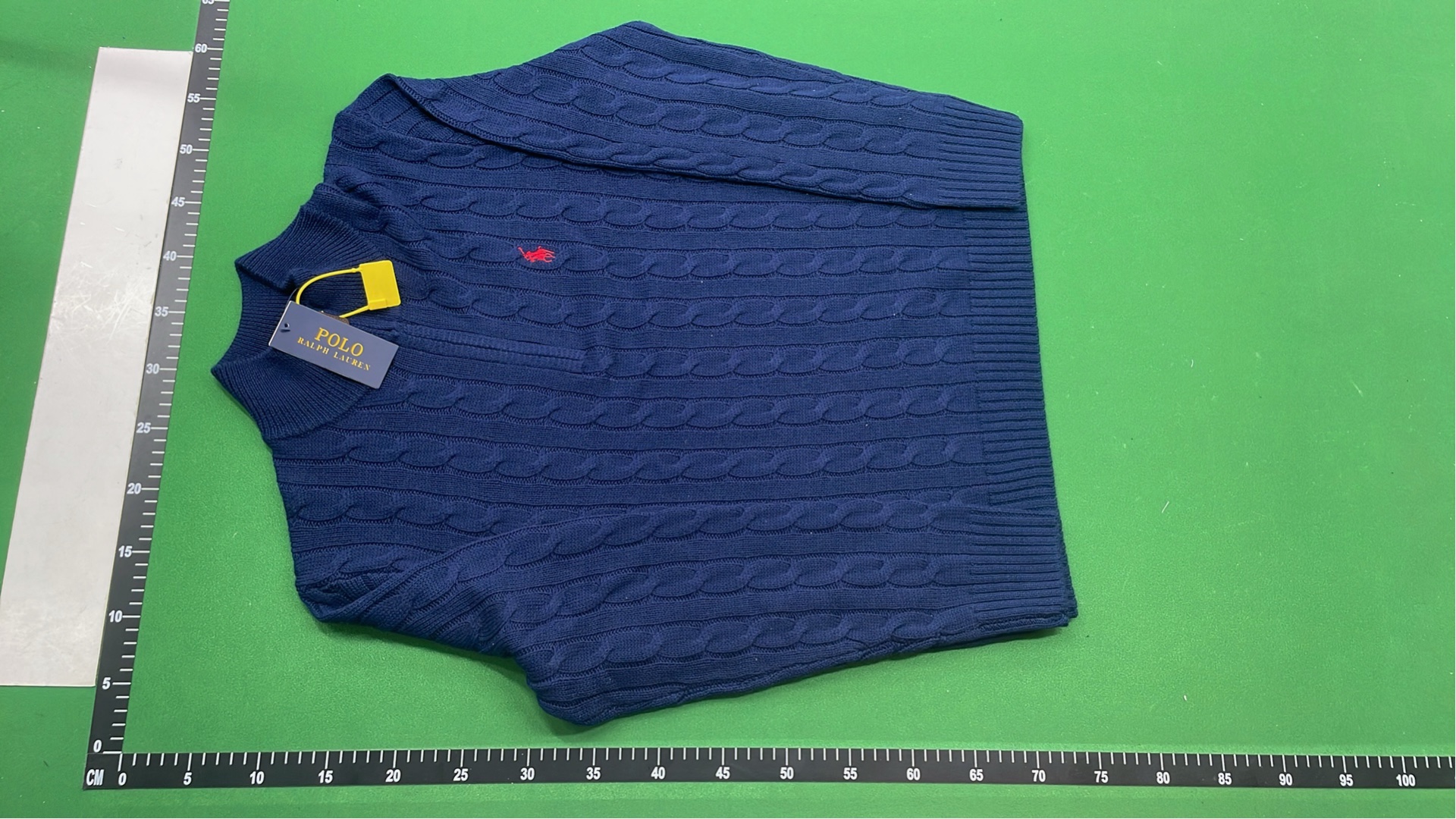 Cable-Knit Quarter-Zip Sweater for Men
