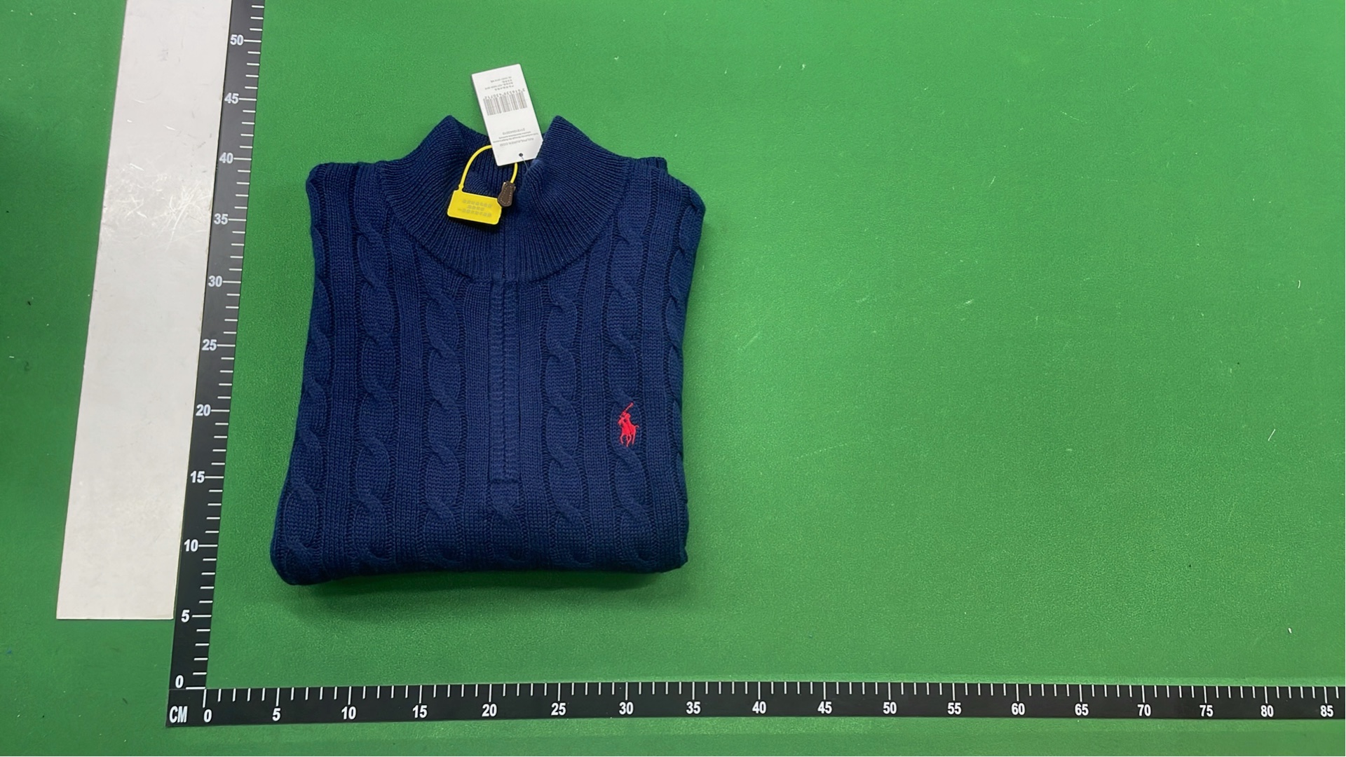Cable-Knit Quarter-Zip Sweater for Men