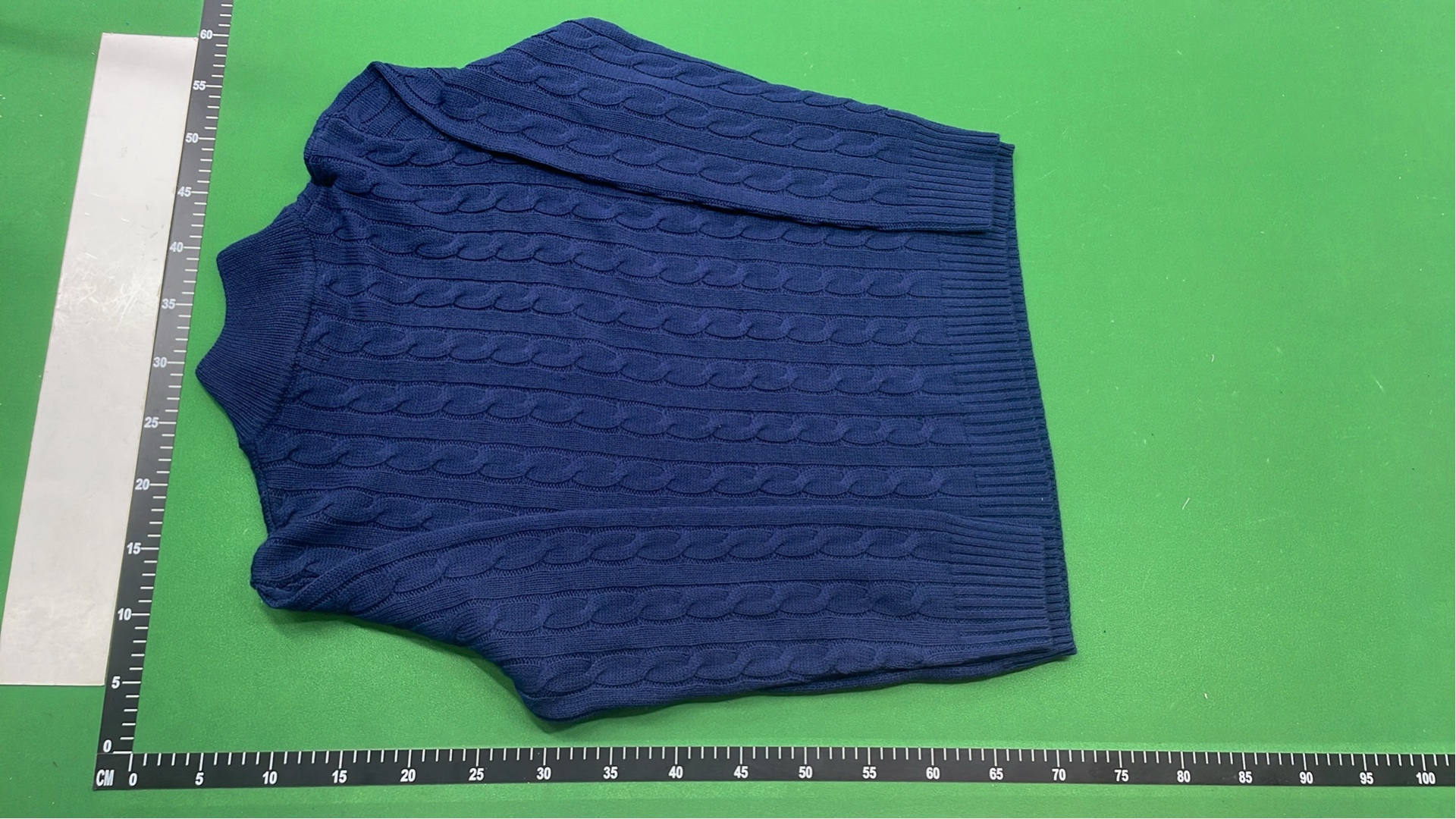 Cable-Knit Quarter-Zip Sweater for Men