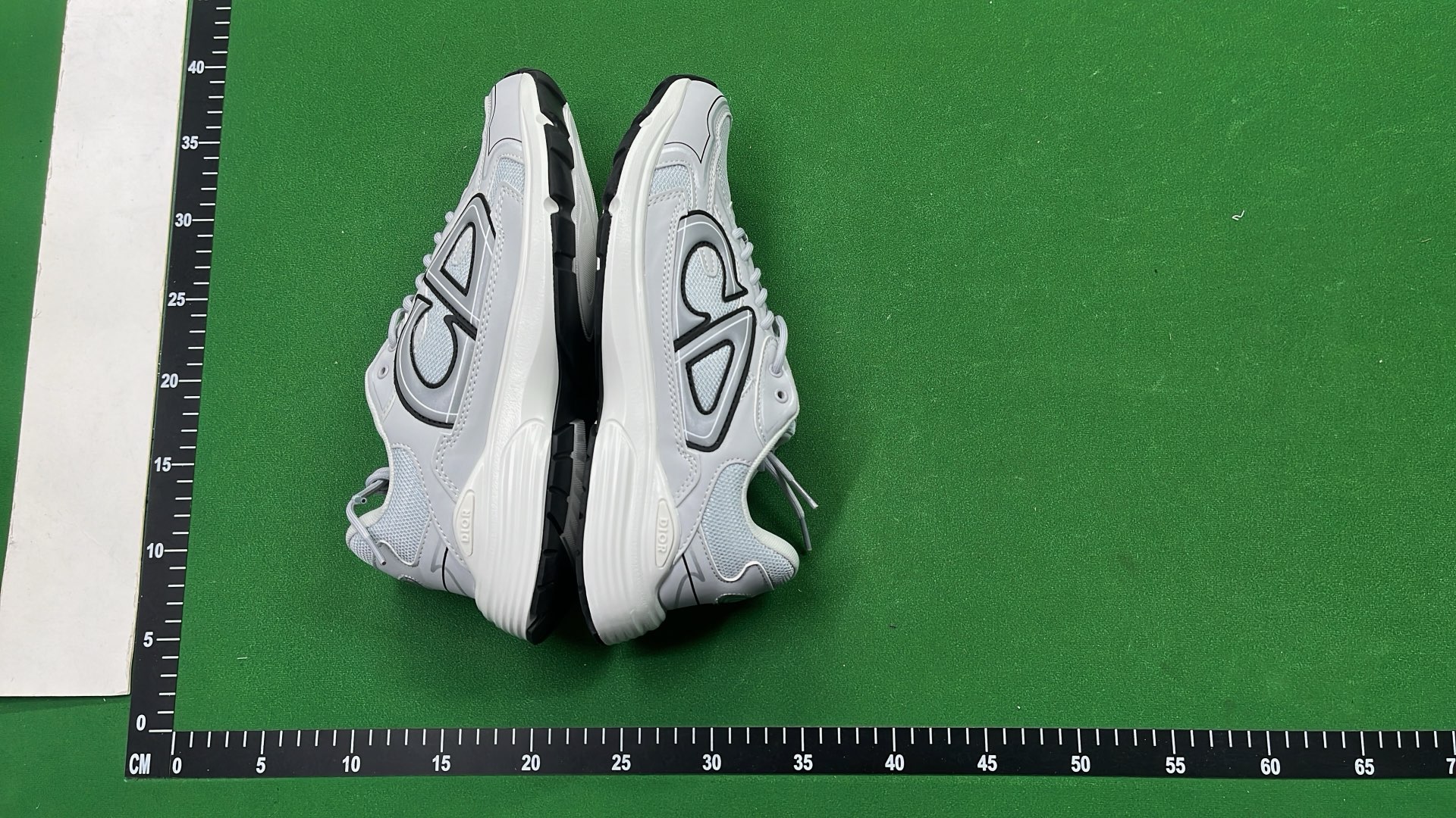 Dior Black Sneakers with White Outlines