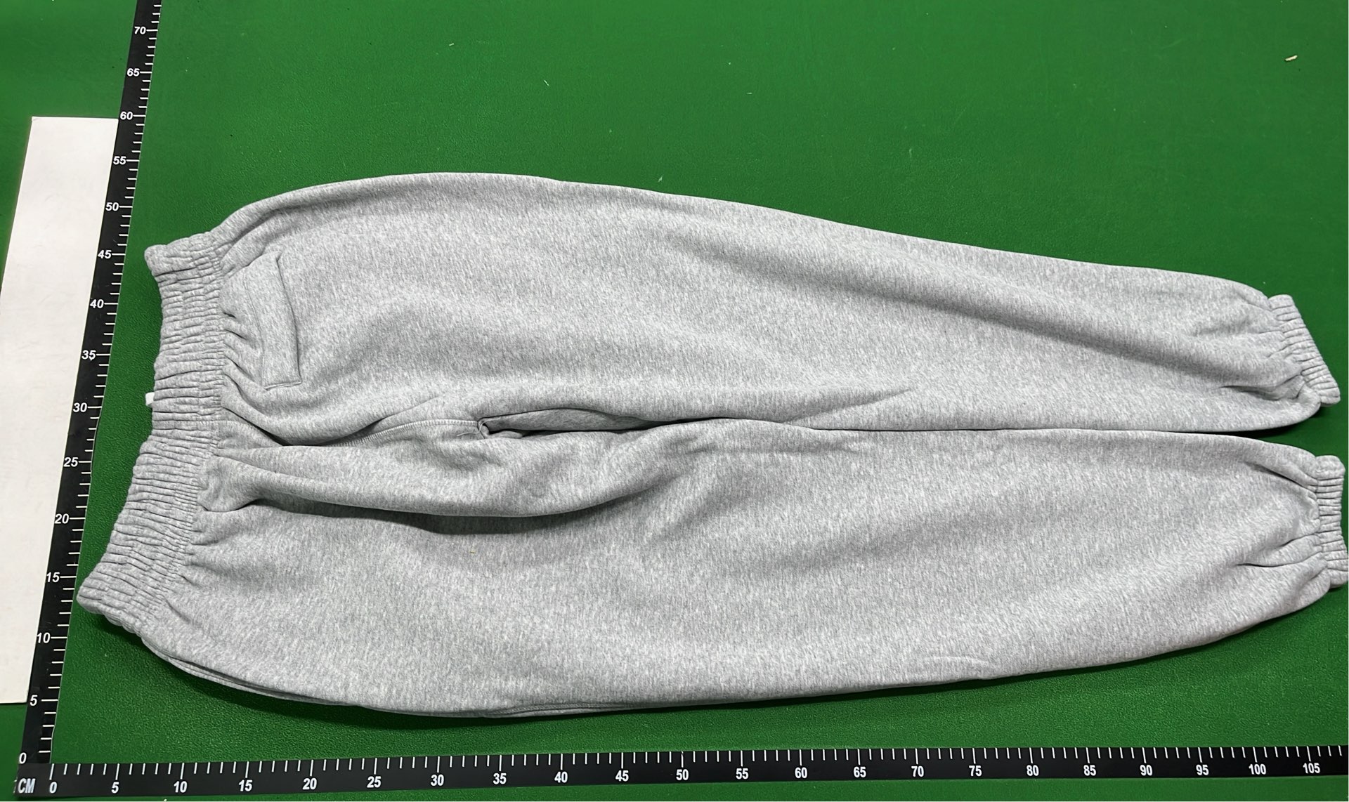 Gray Sweatpants with White Logo Design