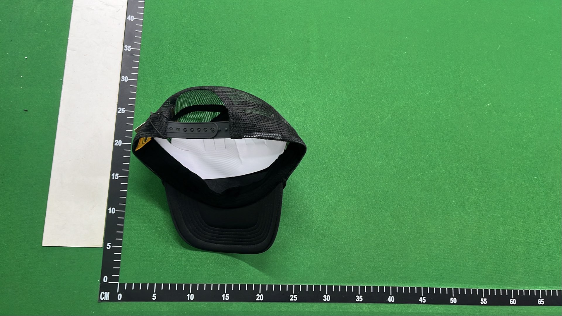 Black Trucker Hat with Cruise Ship Design
